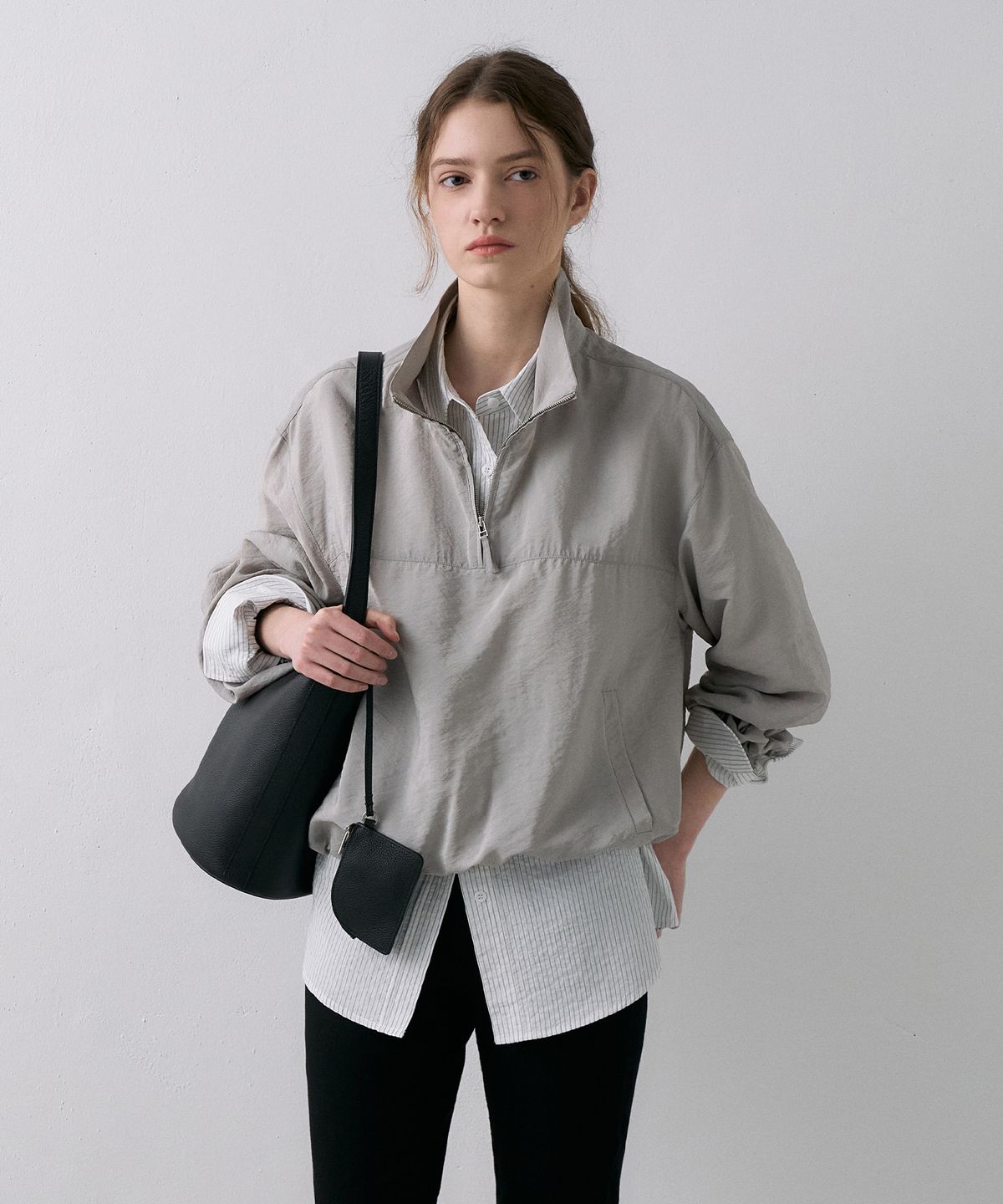 라메레이(LAMEREI) Italian Leather Bucket Bag[LMBESPBA904]-2color