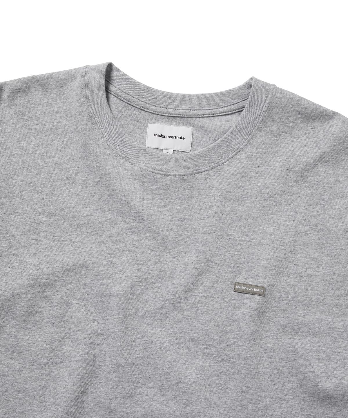 디스이즈네버댓(THISISNEVERTHAT) (SS25) T.N.T. Classic HDP L/S Tee Heather Grey