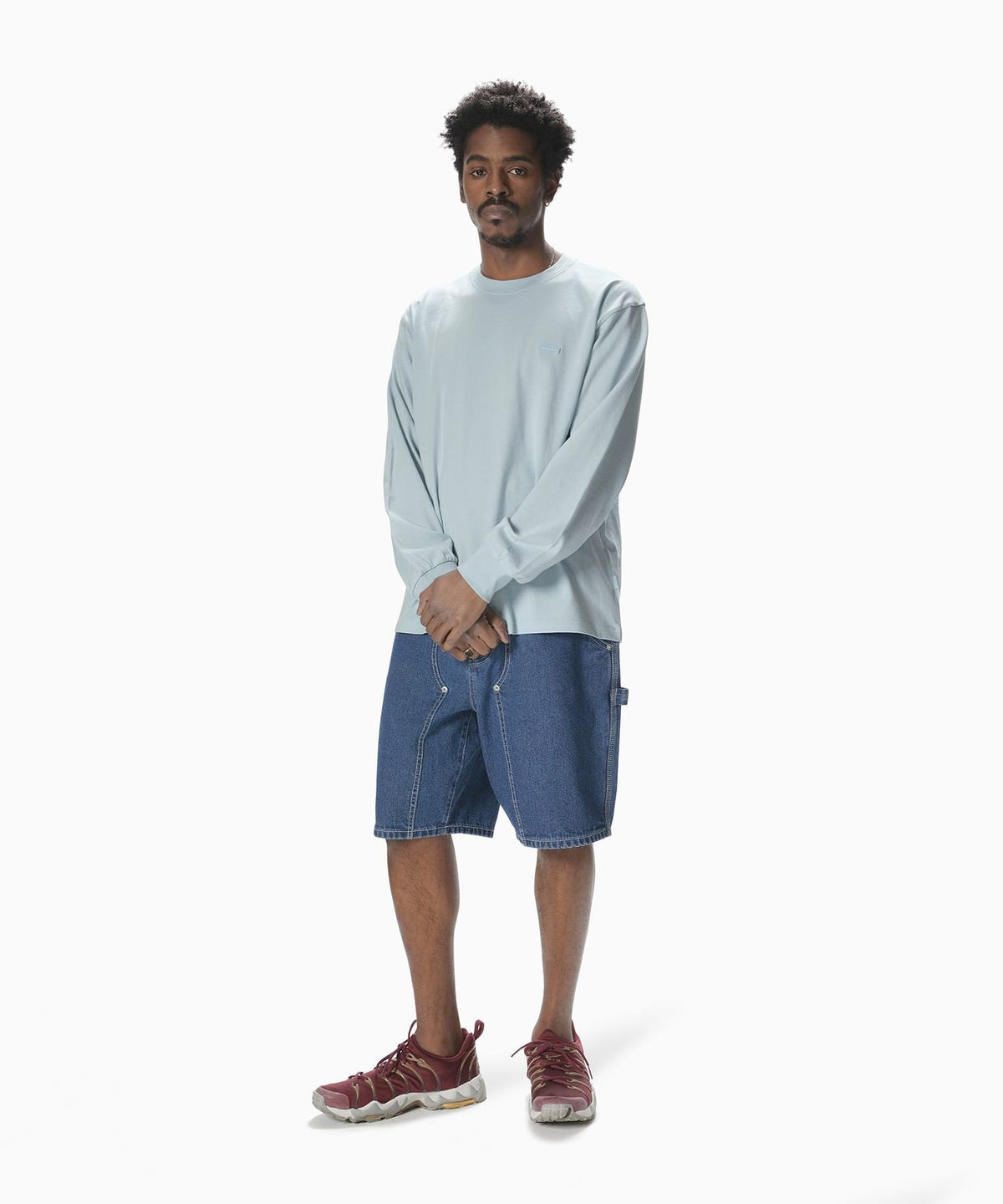 디스이즈네버댓(THISISNEVERTHAT) T.N.T. Classic HDP L/S Tee Light Aqua