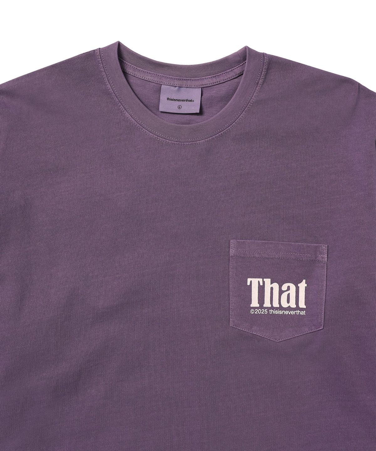 디스이즈네버댓(THISISNEVERTHAT) That Pocket L/S Tee Purple
