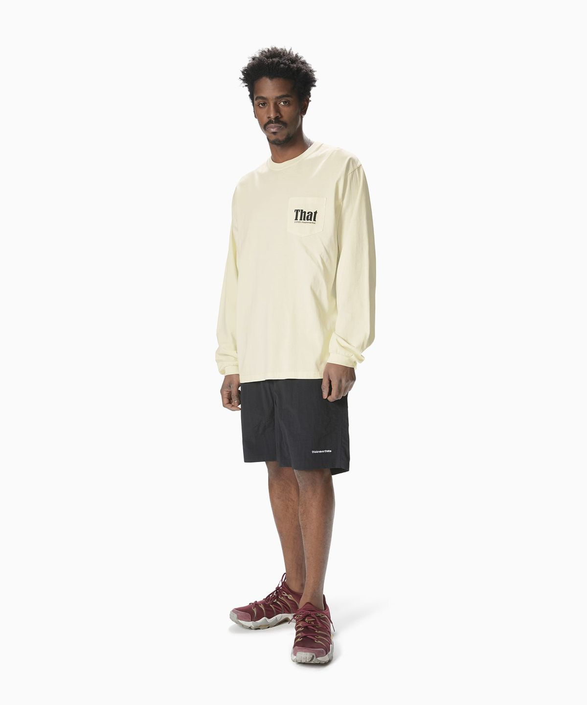 디스이즈네버댓(THISISNEVERTHAT) That Pocket L/S Tee Ivory