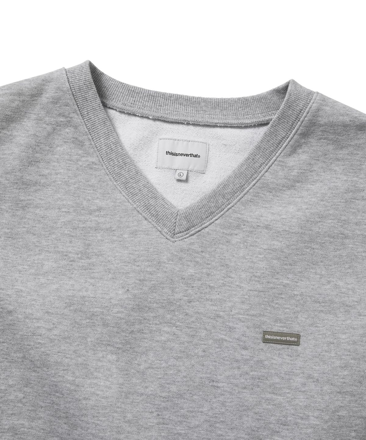 디스이즈네버댓(THISISNEVERTHAT) T.N.T. Classic HDP V Neck Vest Heather Grey