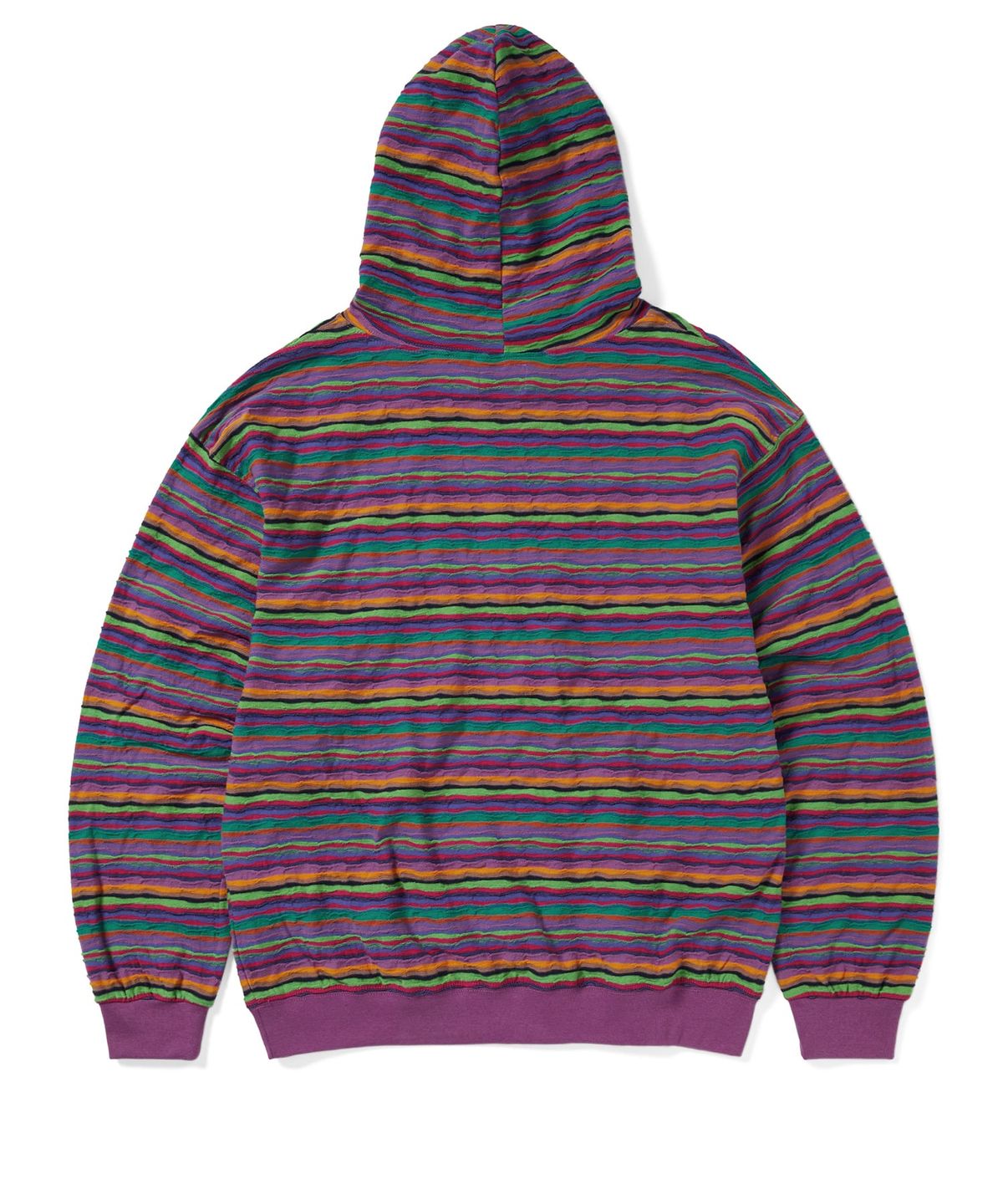 디스이즈네버댓(THISISNEVERTHAT) Wave Jacquard Hoodie Violet