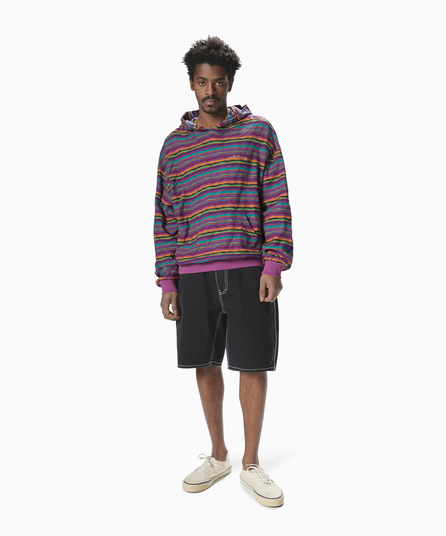 さらに100円引き◆thisisneverthat◆Wave Jacquard Hoodie MUSINSA | thisisneverthat® Wave Jacquard Hoodie Violet