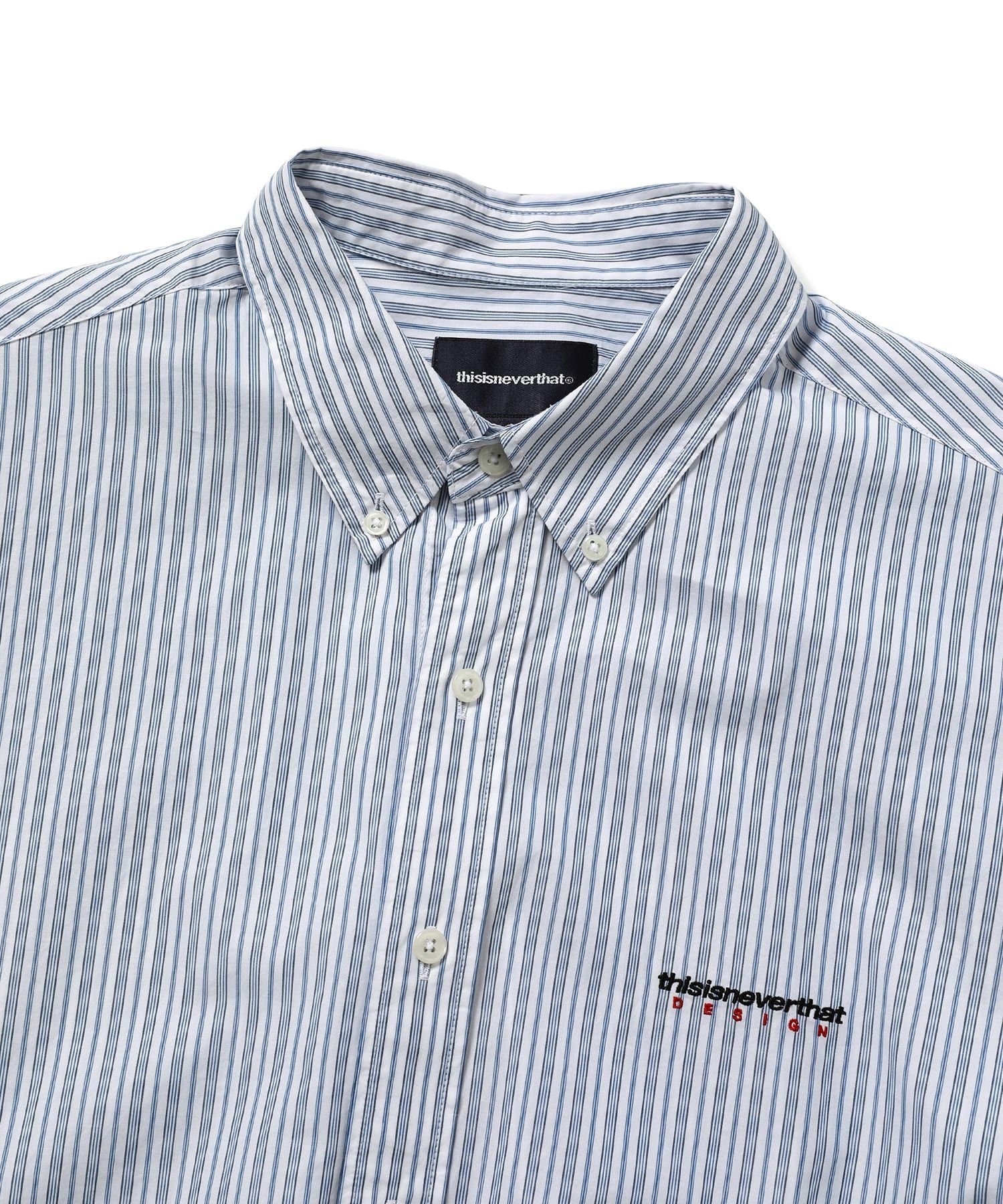 MUSINSA | thisisneverthat (SS25) DSN Striped Shirt White