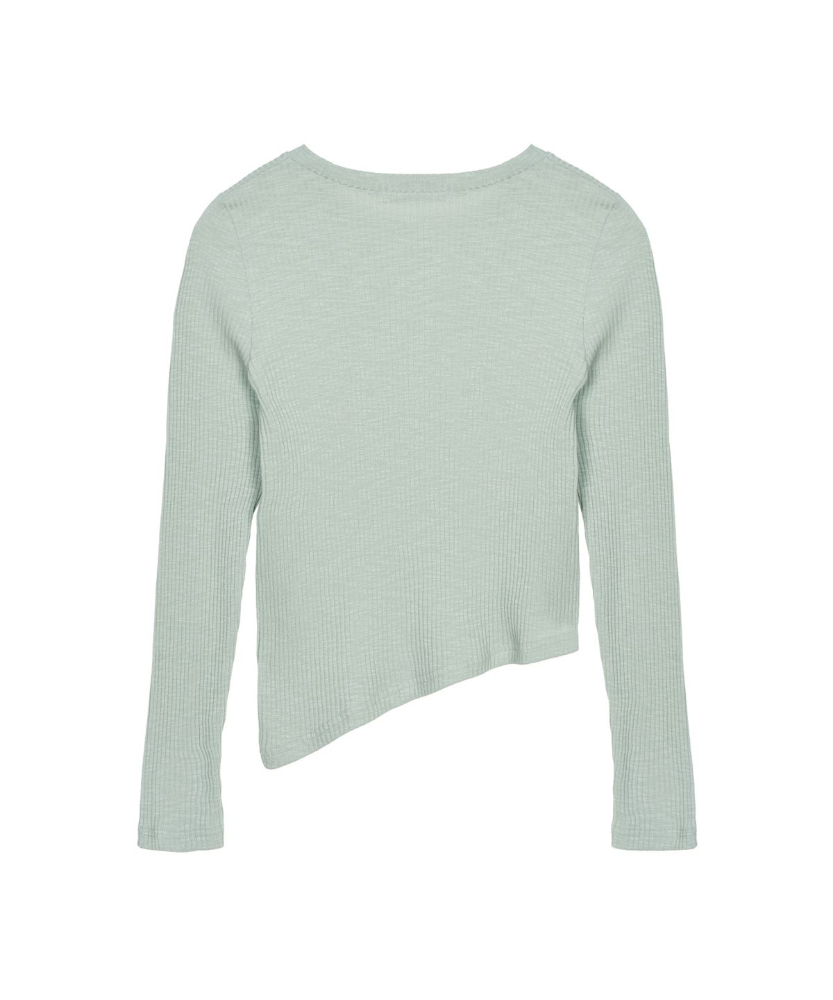 닉앤니콜(NICK&NICOLE) OBLIQUE LINE LONG SLEEVE TOP_MINT