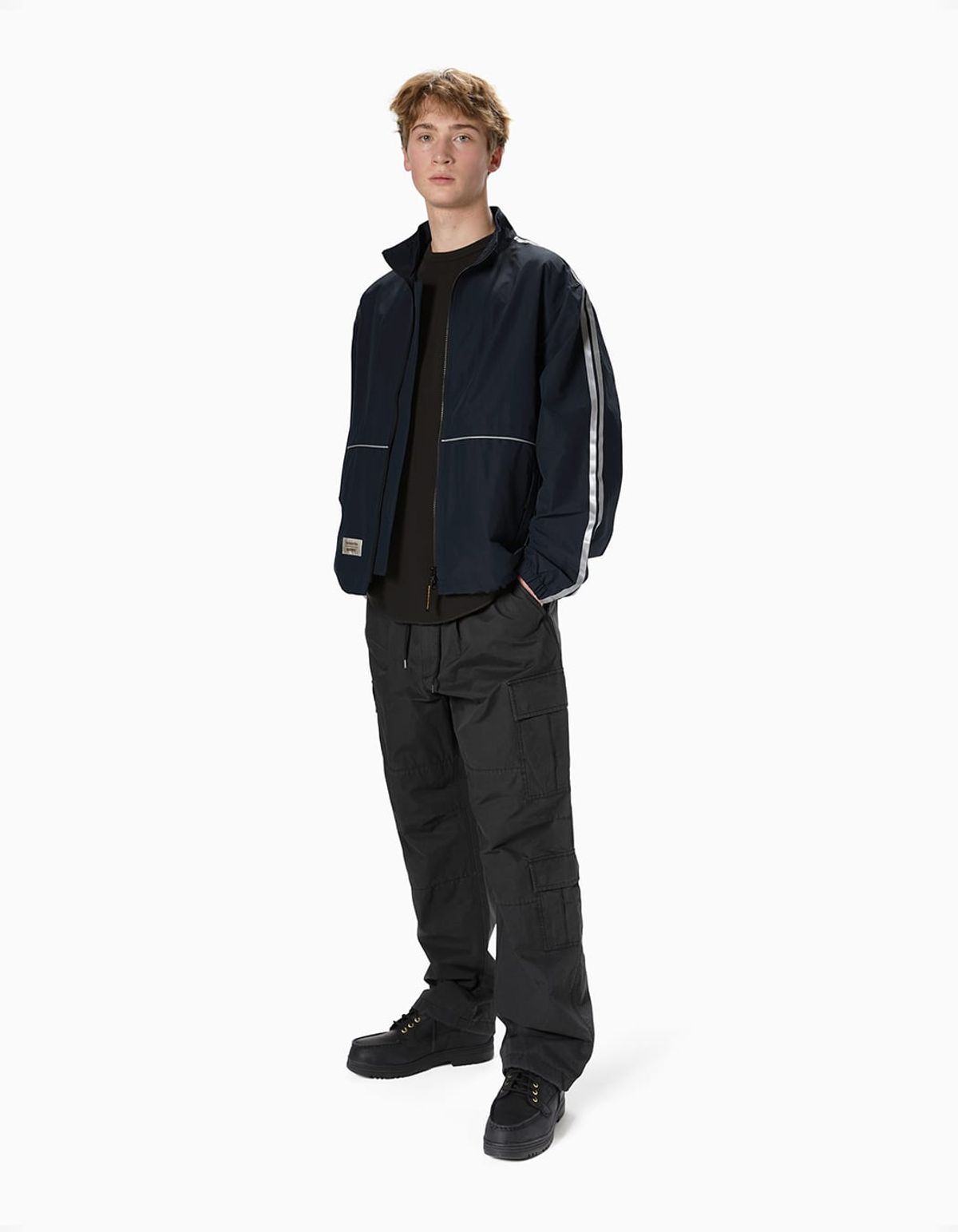 디스이즈네버댓(THISISNEVERTHAT) GORE-TEX WINDSTOPPER® Track Jacket Navy