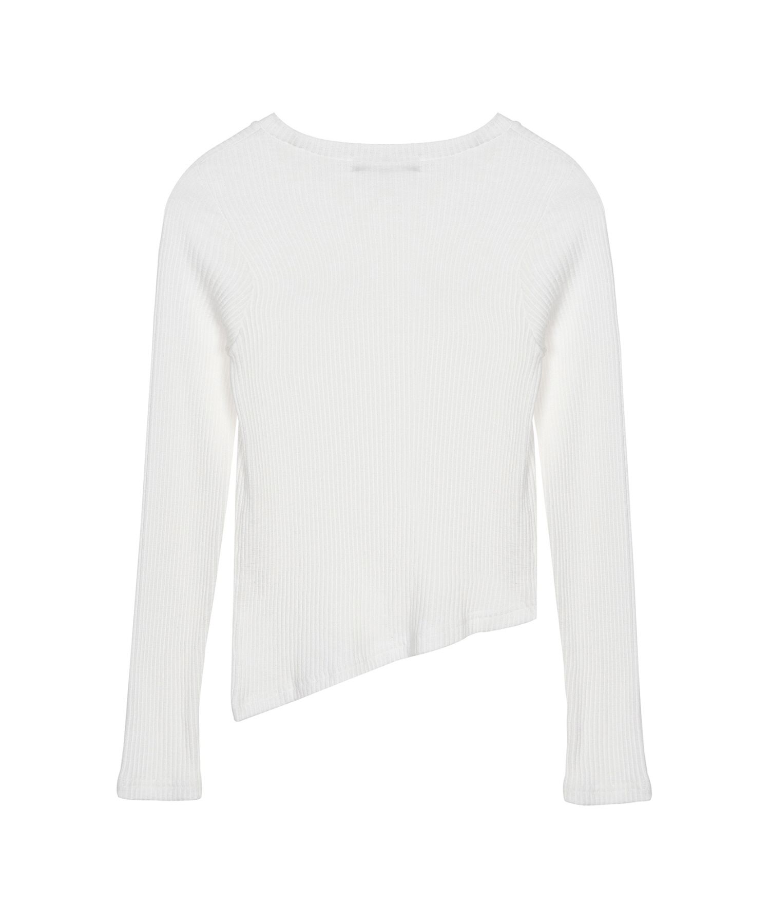 【NICK&NICOLE】 OBLIQUE LINE LONG SLEEVE TOP TOP / 追跡付 MUSINSA | NICK&NICOLE OBLIQUE LINE LONG SLEEVE TOP_IVORY