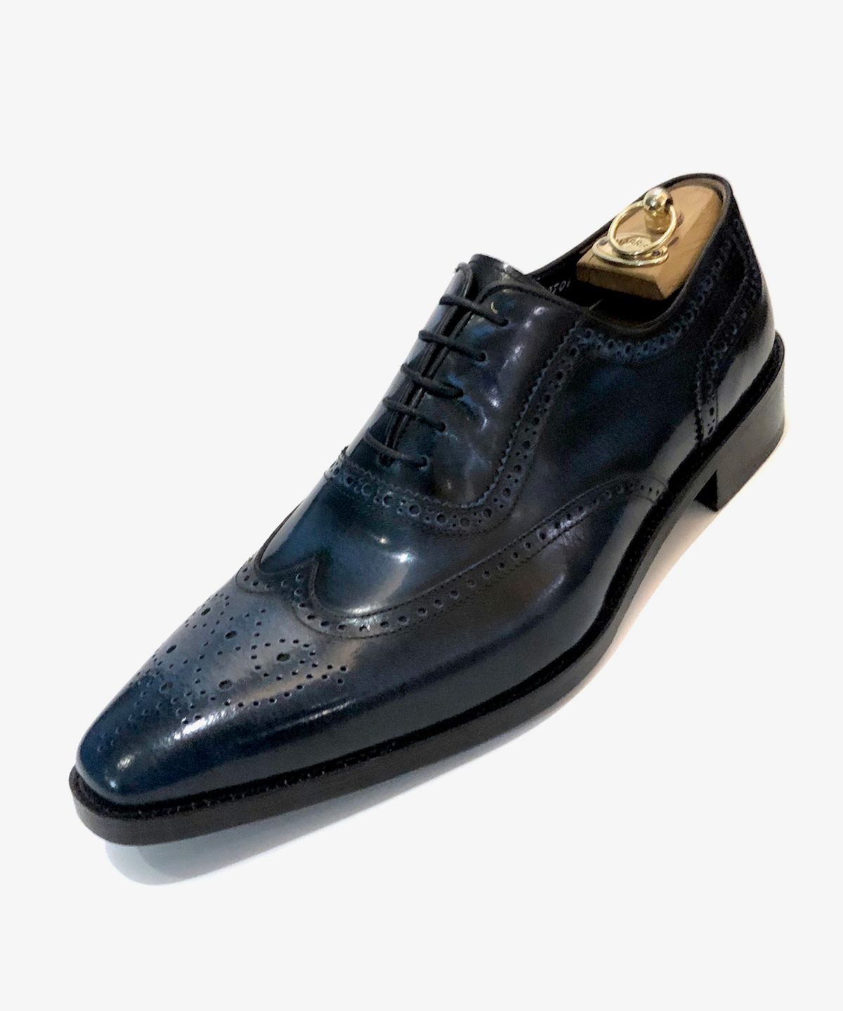 조앤슈(JOENSHOE) 헤리티지 윙팁 브로깅 옥스퍼드 블루