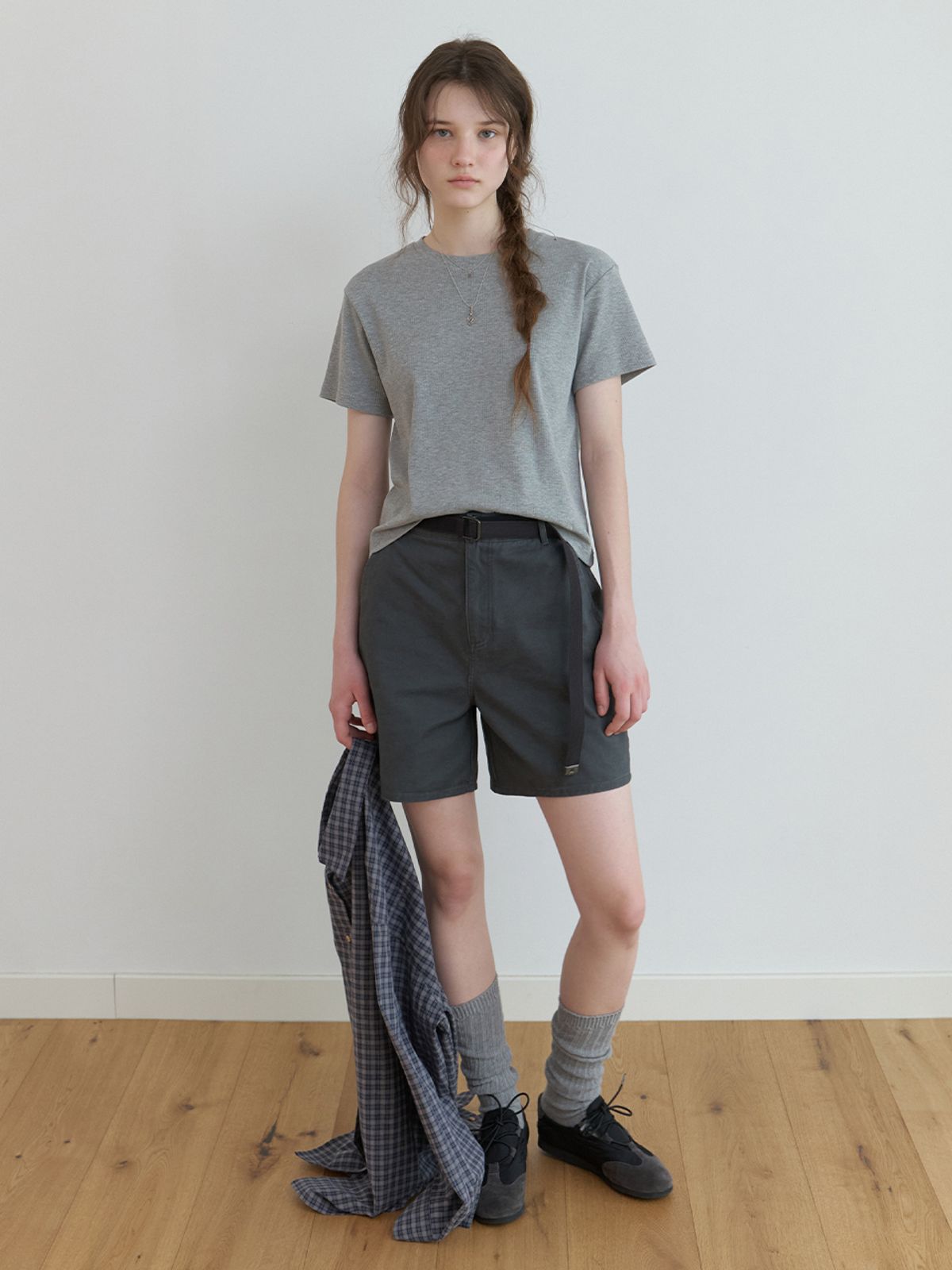더미튼(THEMITTEN) Sooty half pants (vintage navy)