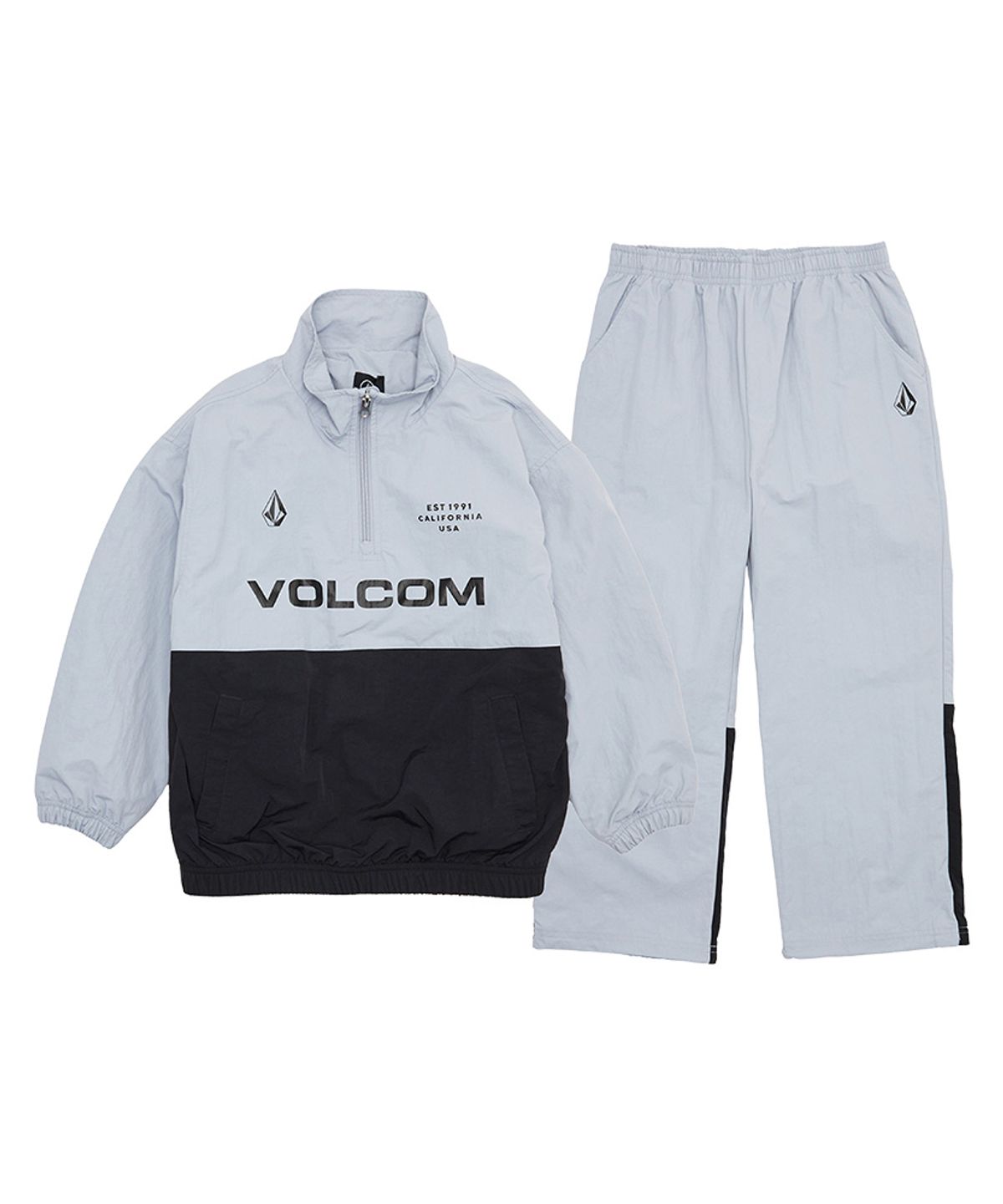 볼컴 키즈(VOLCOM KIDS) 투톤 빅로고 상하복세트 D5S020