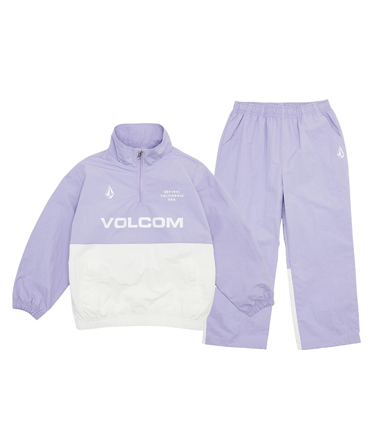 볼컴 키즈(VOLCOM KIDS) 투톤 빅로고 상하복세트 D5S020