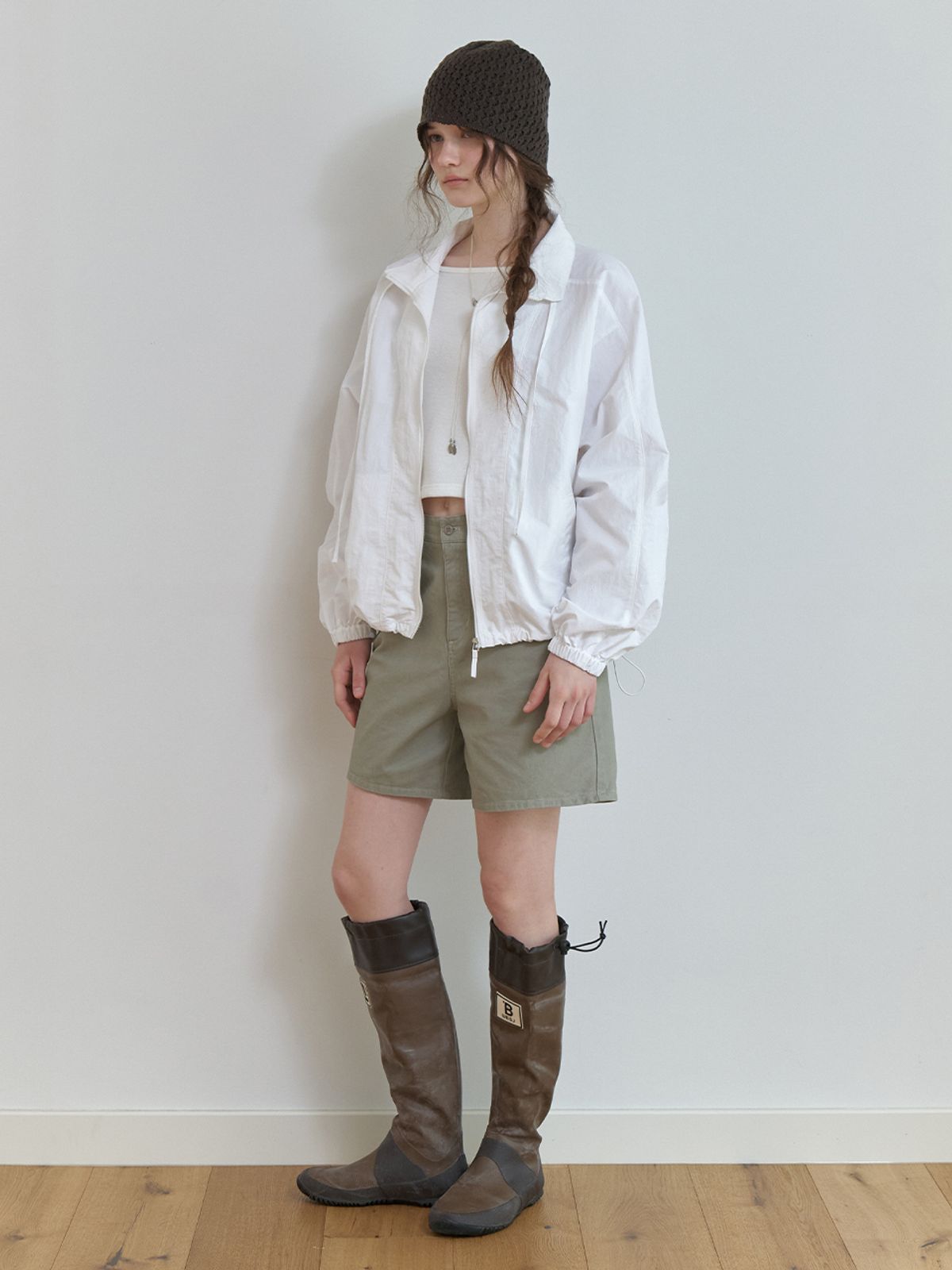 더미튼(THEMITTEN) Sooty half pants (vintage pale khaki)