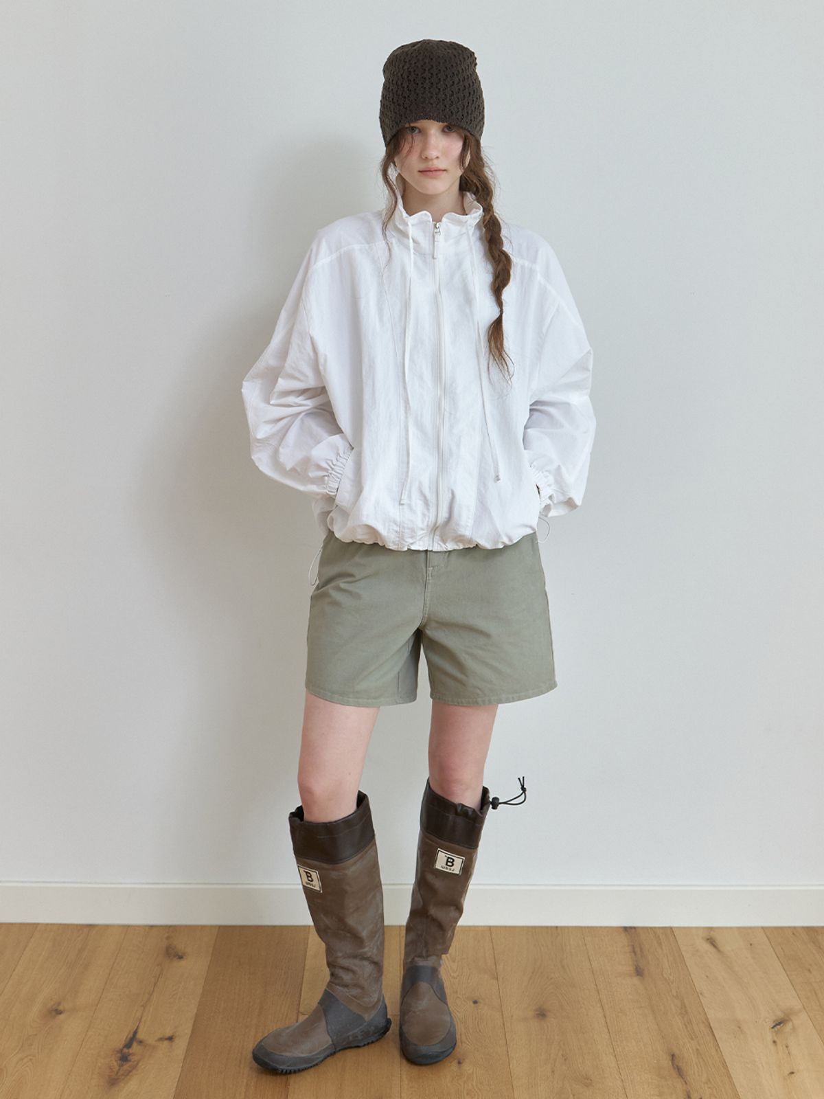더미튼(THEMITTEN) Sooty half pants (vintage pale khaki)