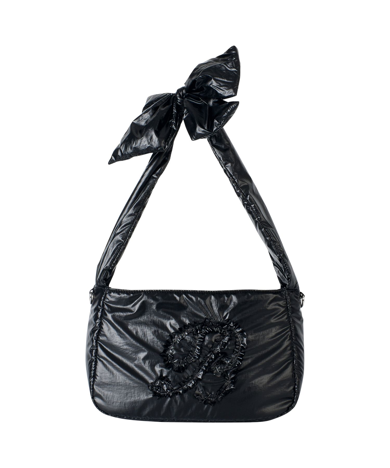 【BITTER CELLS】 Cloudy Ruffle Bag /追跡付 MUSINSA | BITTERCELLS Cloudy Ruffle Bag-Black