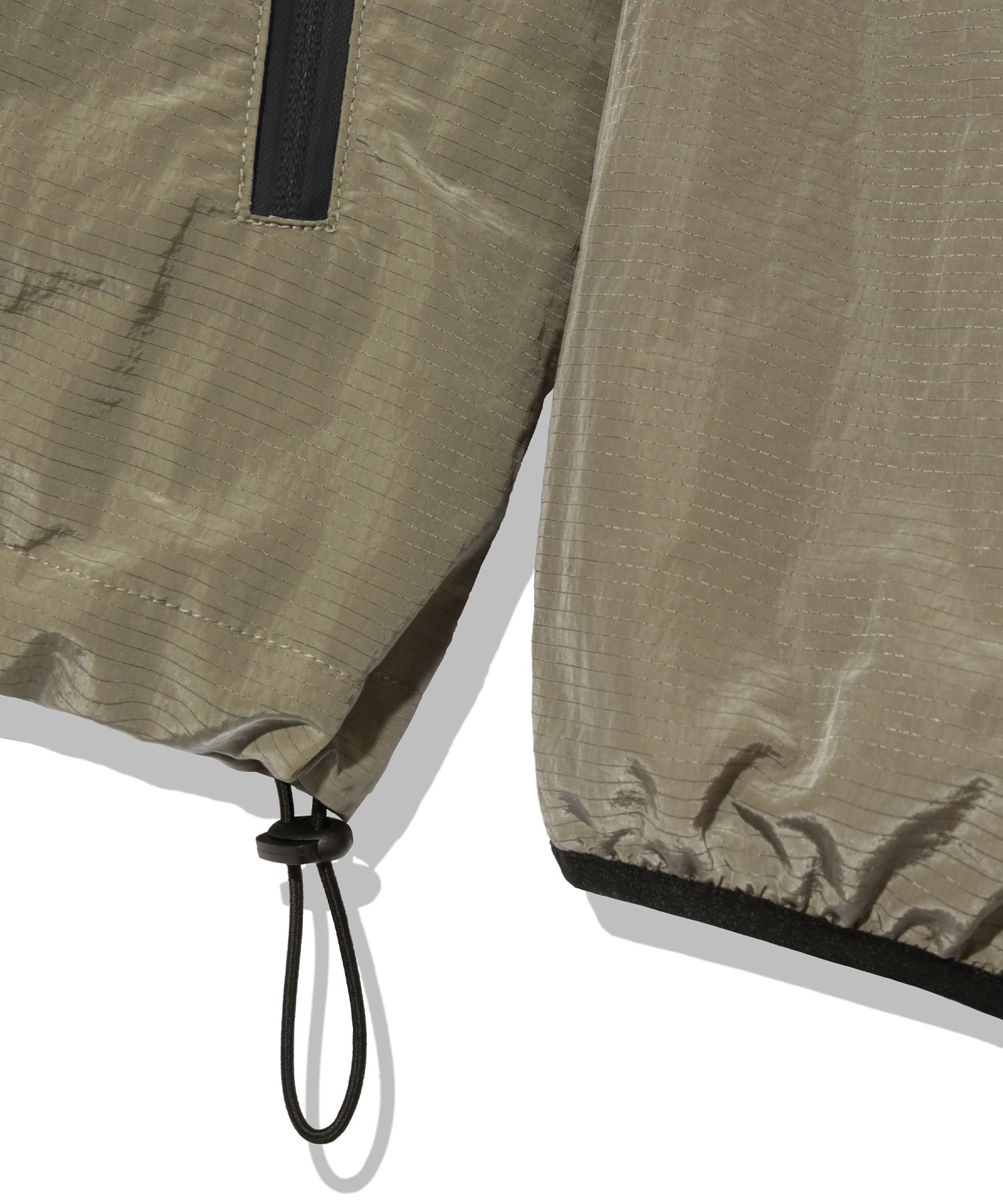 MUSINSA公式 | TRILLION Big Pocket Metal Nylon Hooded Zip-Up