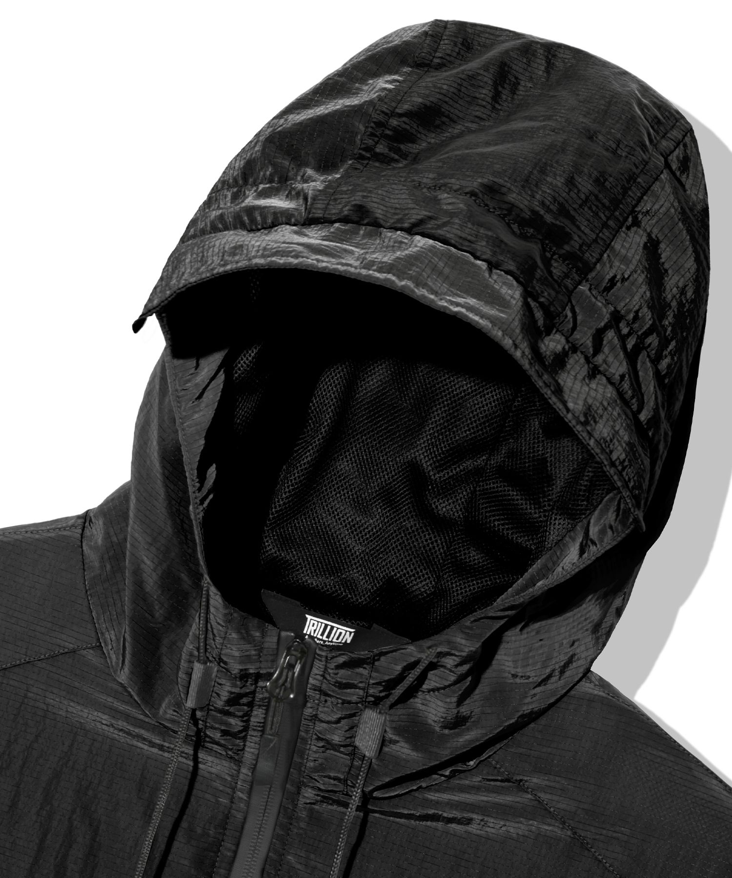 [TRILLION] BIG POCKET L NYLON HOOD WINDBREAKER /追跡付 MUSINSA公式 | TRILLION Big Pocket Metal Nylon Hooded Zip-Up