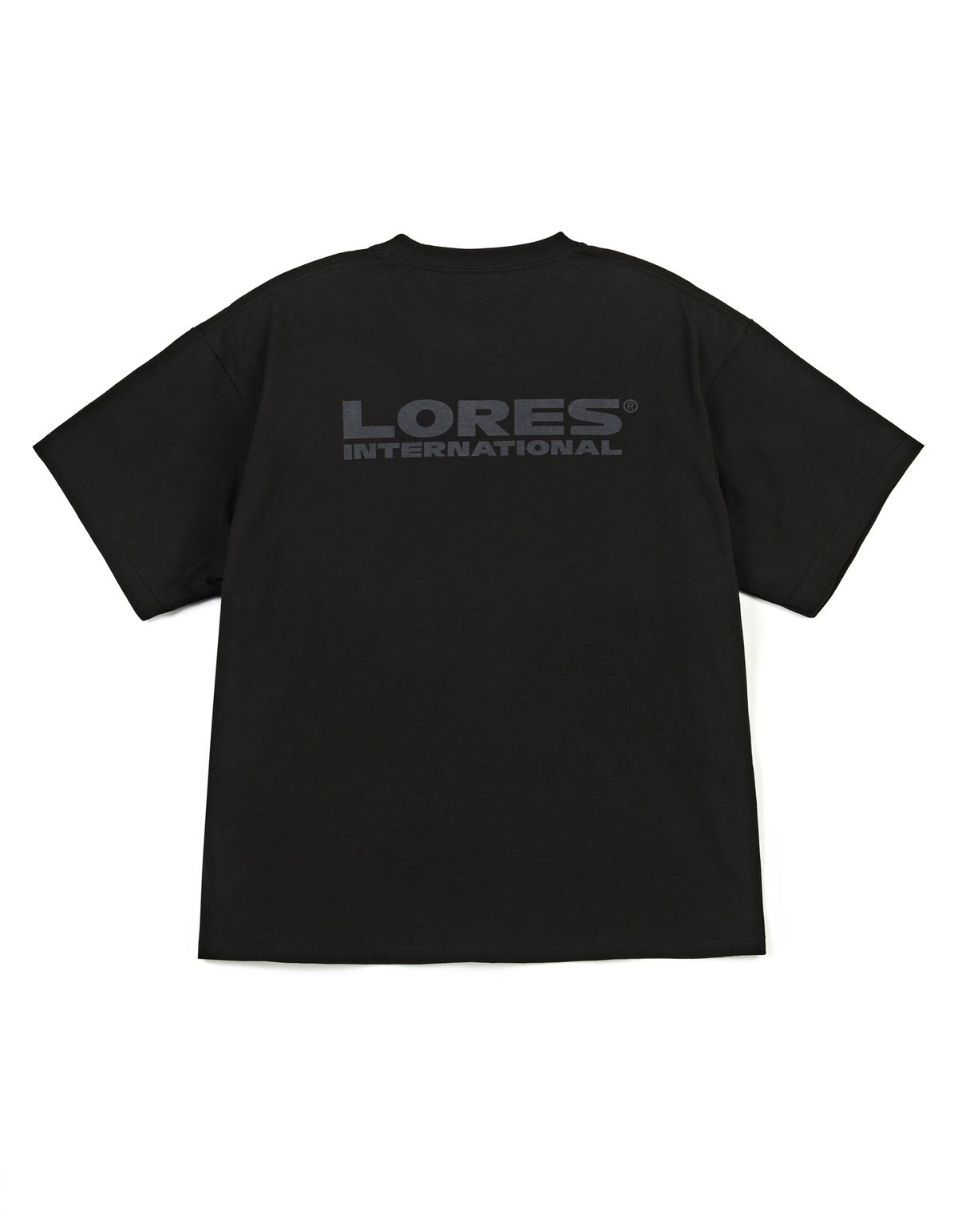 로어즈(LORES) Type Logo S/S Tee - Black