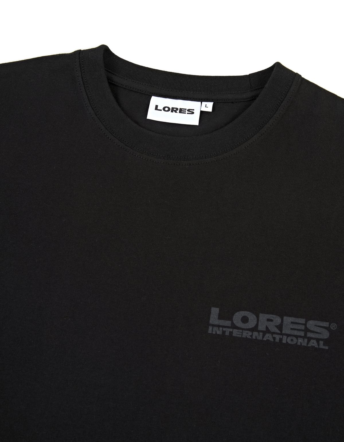 로어즈(LORES) Type Logo S/S Tee - Black