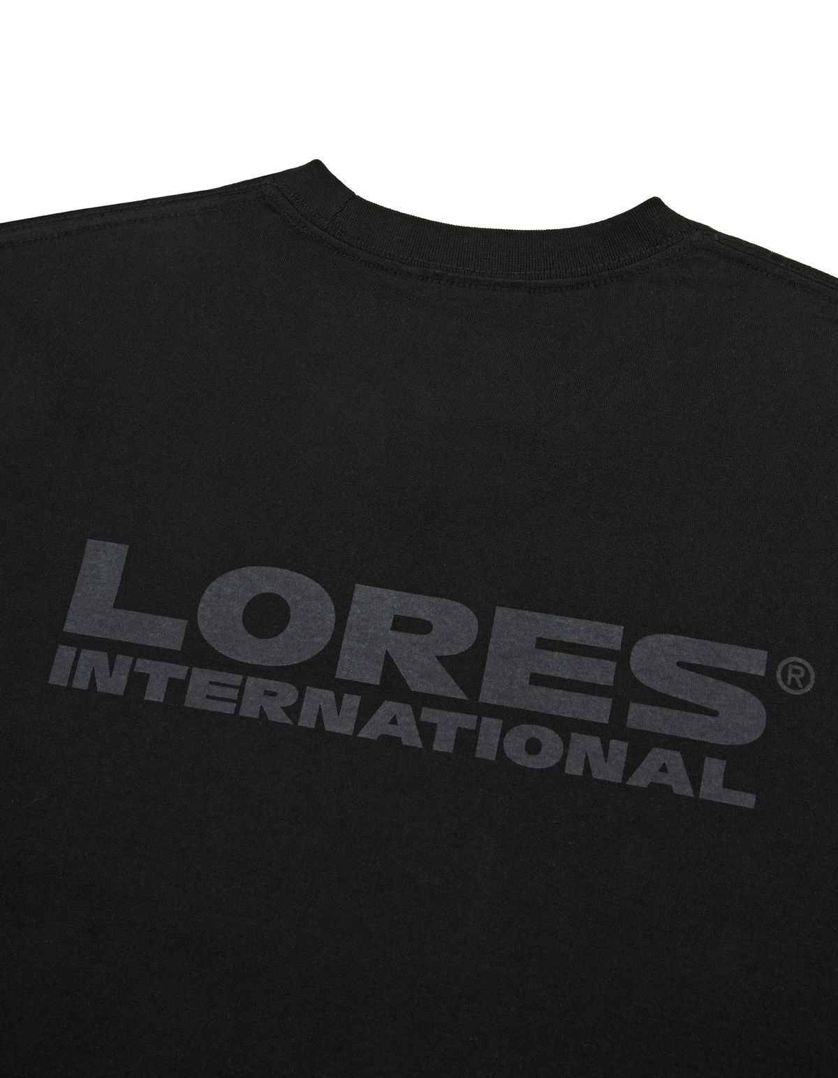 로어즈(LORES) Type Logo S/S Tee - Black