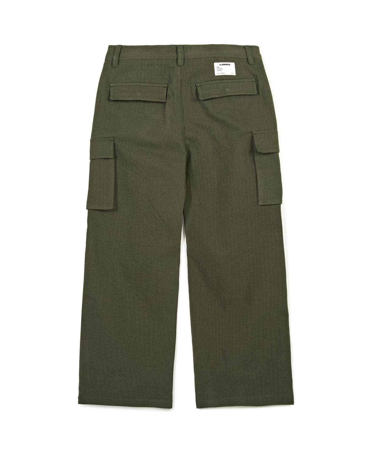 로어즈(LORES) Cotton Cargo Pant - Olive