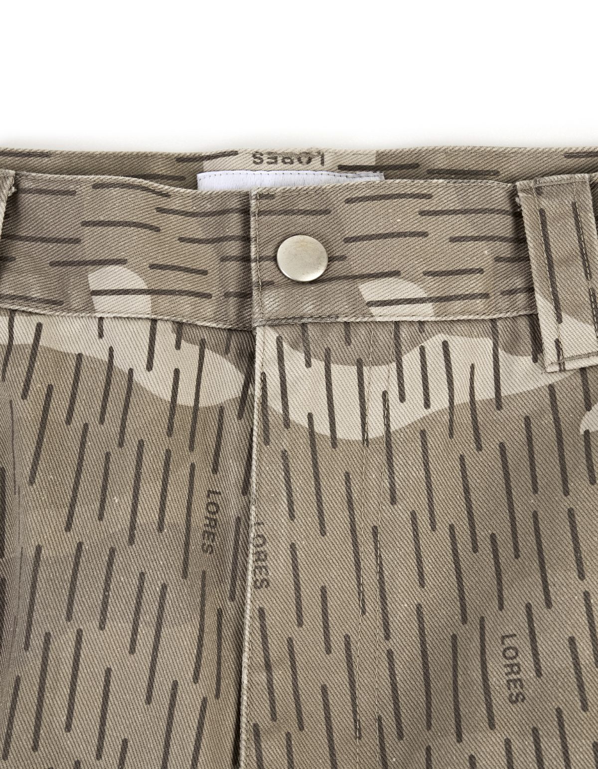 로어즈(LORES) Cotton Cargo Pant - Rain Camo