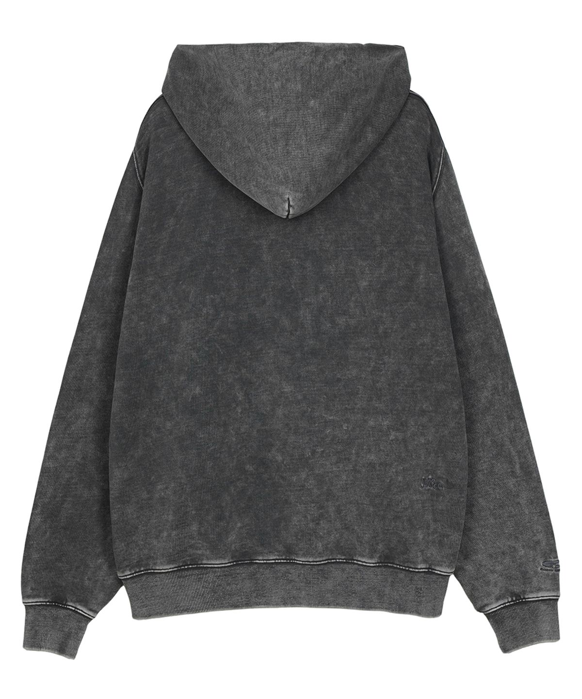 이예(YIYAE) Marvle Washed Signet Hoodie Gray