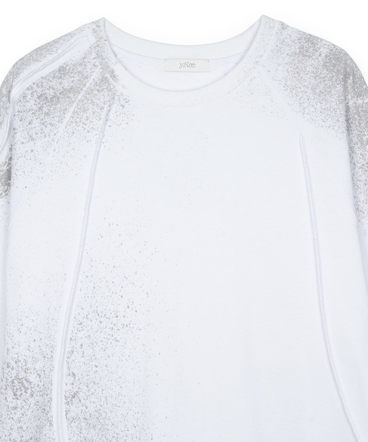 이예(YIYAE) Washed Spiral Seam Long Sleeve White