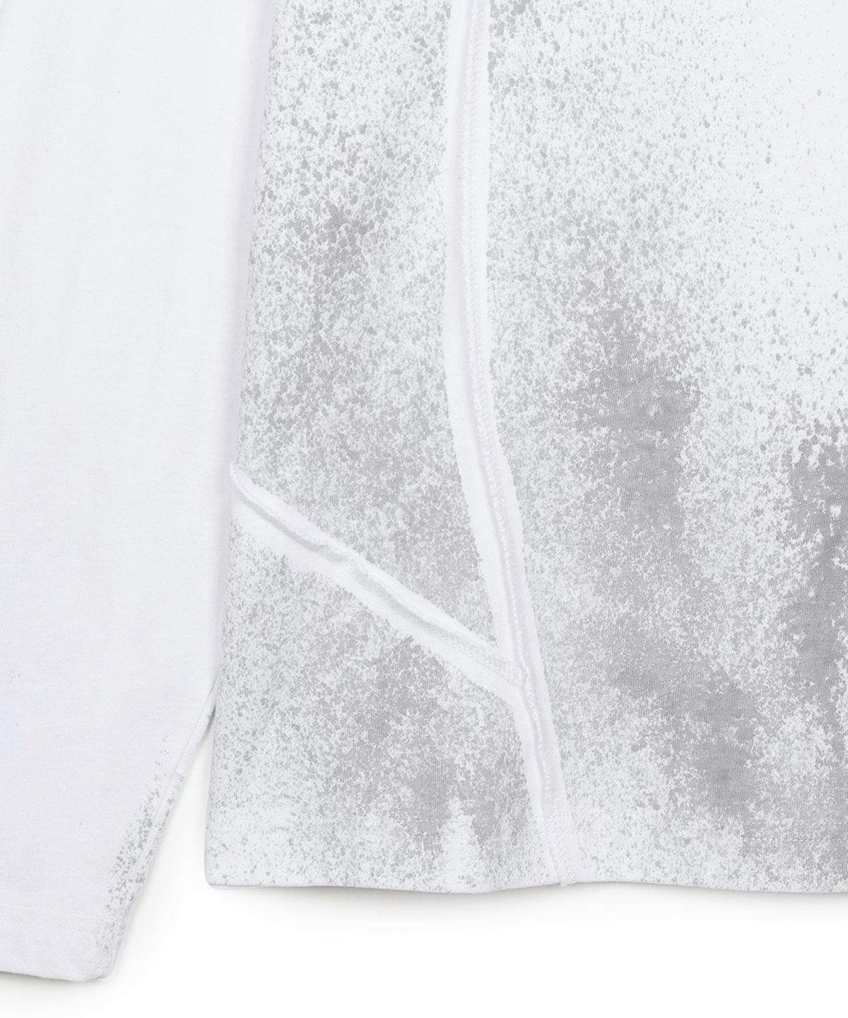 이예(YIYAE) Washed Spiral Seam Long Sleeve White
