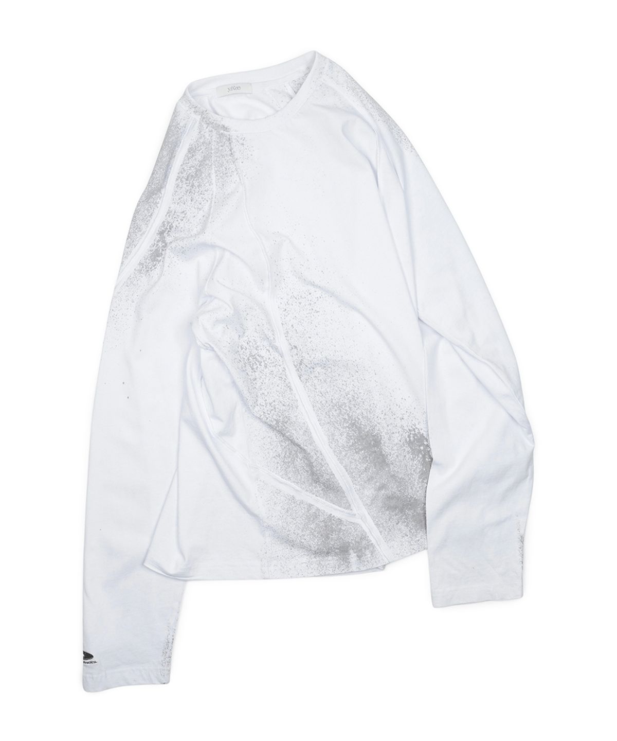 이예(YIYAE) Washed Spiral Seam Long Sleeve White