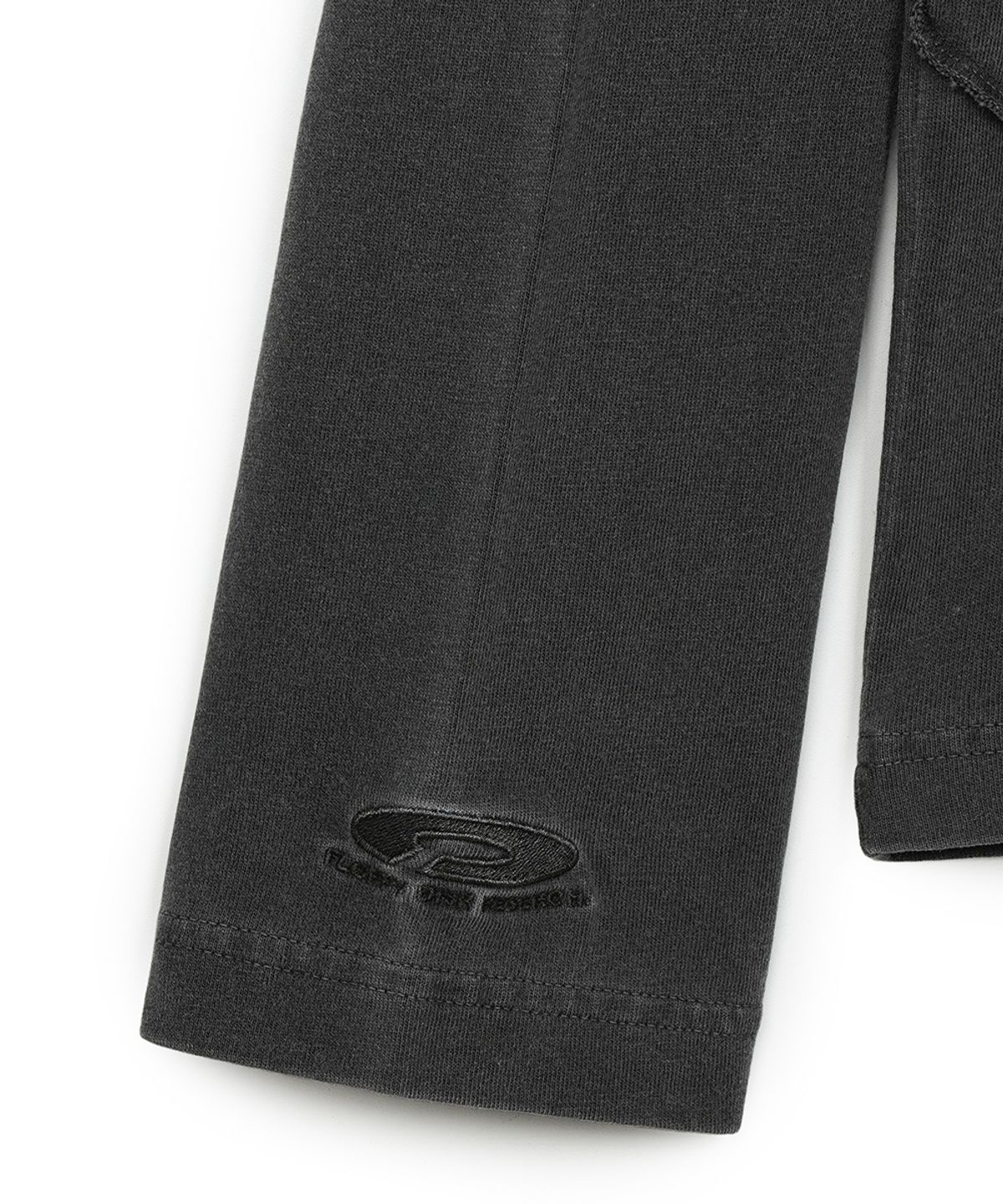 이예(YIYAE) Washed Spiral Seam Long Sleeve Gray