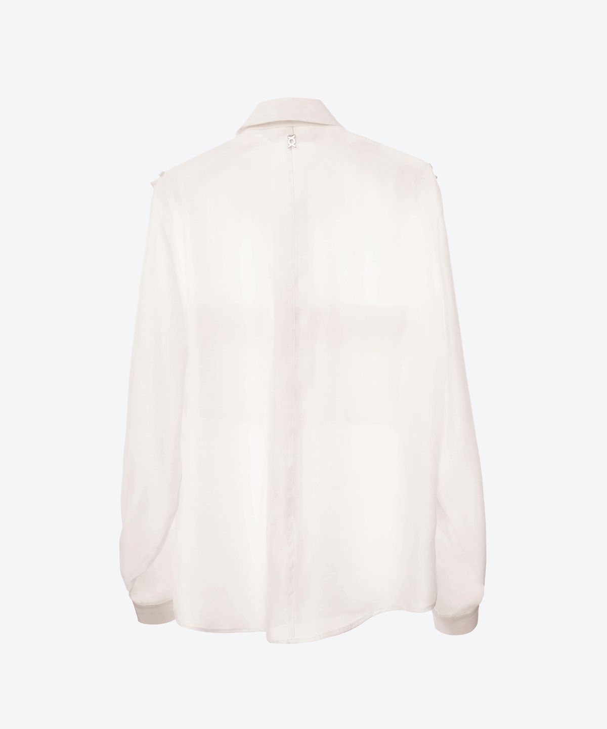 언티지(UNTAGE) 세미 시어 사파리 셔츠[White(UNISEX)]_UTS-FS77
