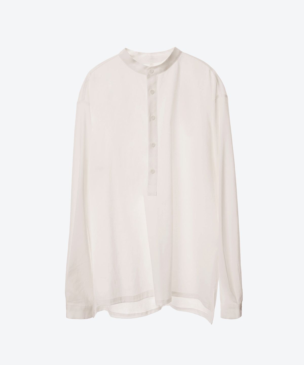 언티지(UNTAGE) 린넨 헨리 셔츠[White(UNISEX)]_UTS-FS83