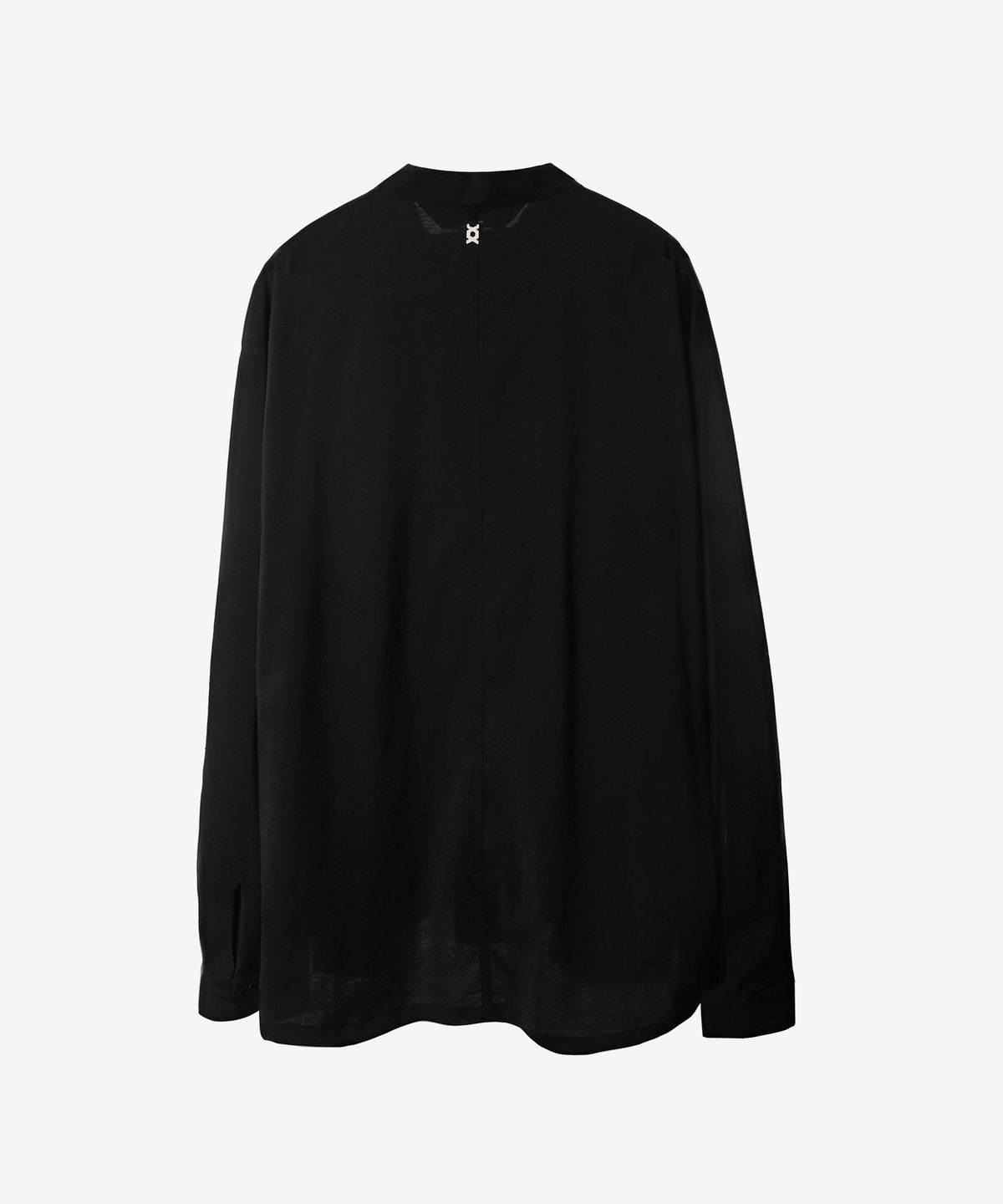 언티지(UNTAGE) 린넨 헨리 셔츠[Black(UNISEX)]_UTS-FS84