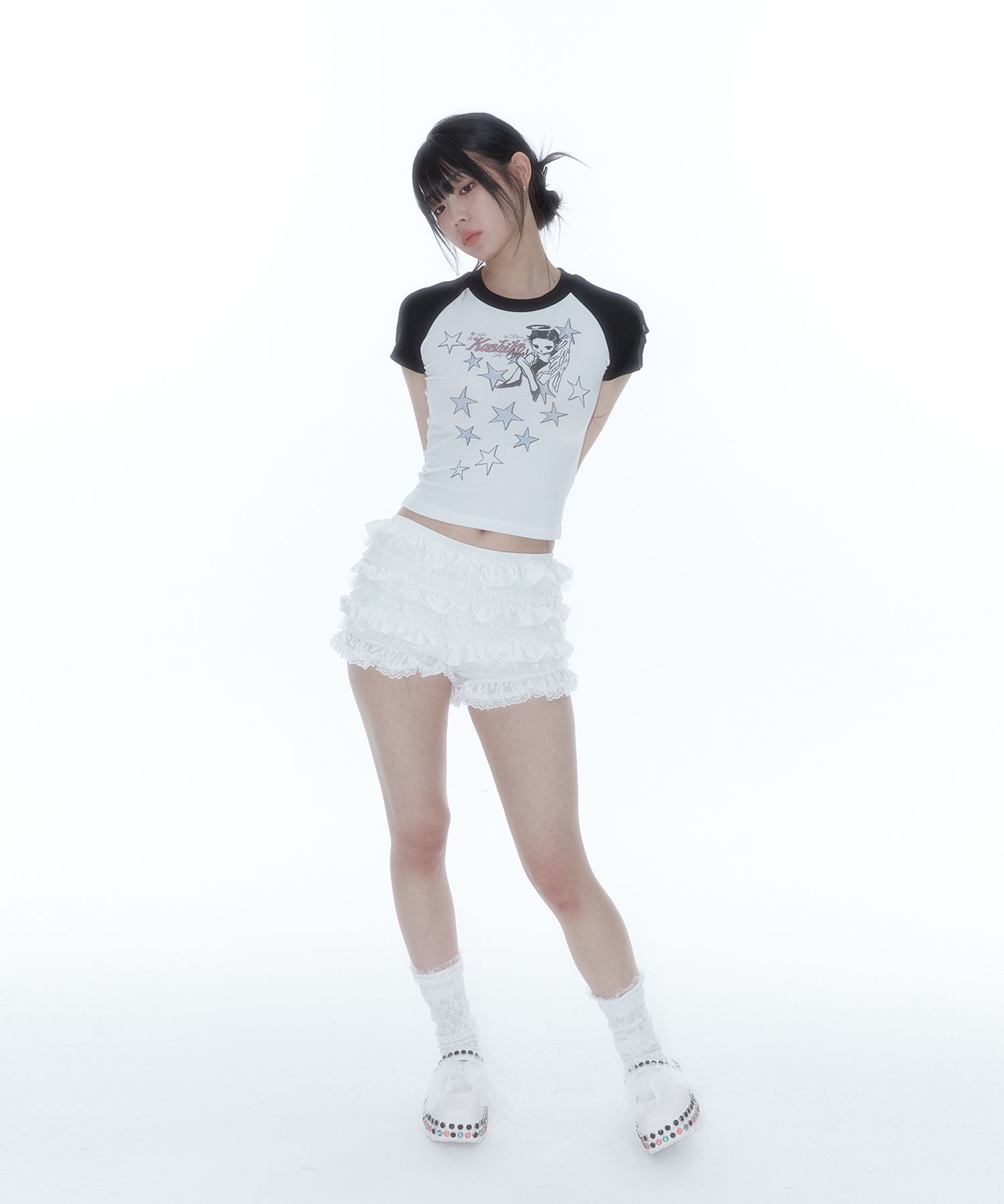 【ぱぴ】Kashiko 韓国 Angelic Pocket Tシャツ MUSINSA | KASHIKO Kashiko Angelic Pocket Raglan T Shirt
