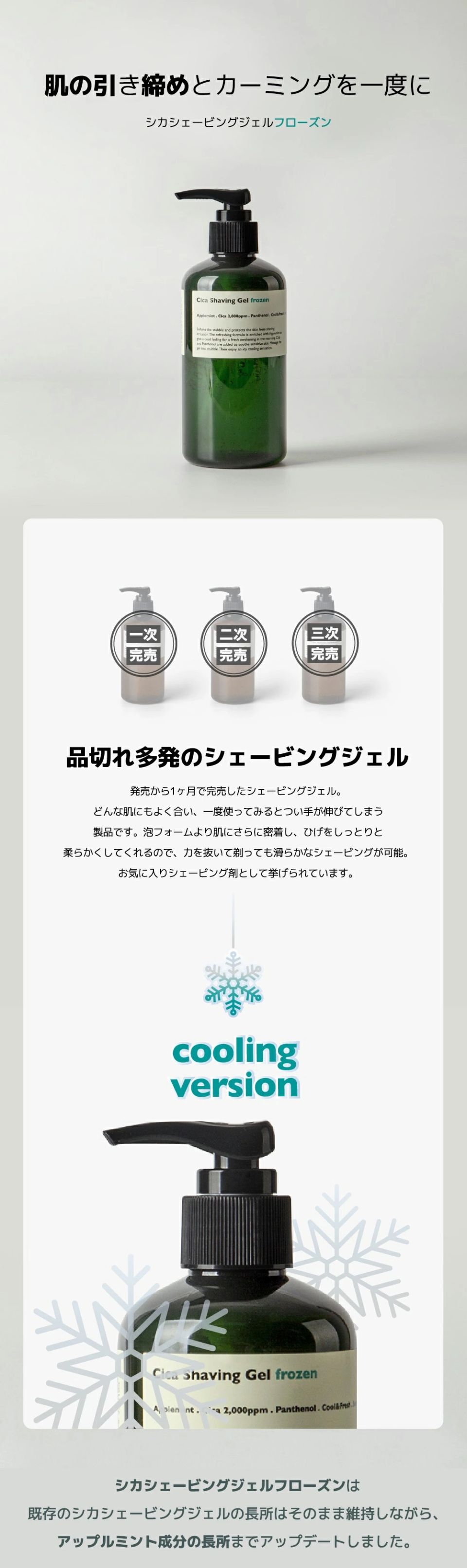 MUSINSA公式 | LAZY SOCIETY シカシェービングジェル フローズン