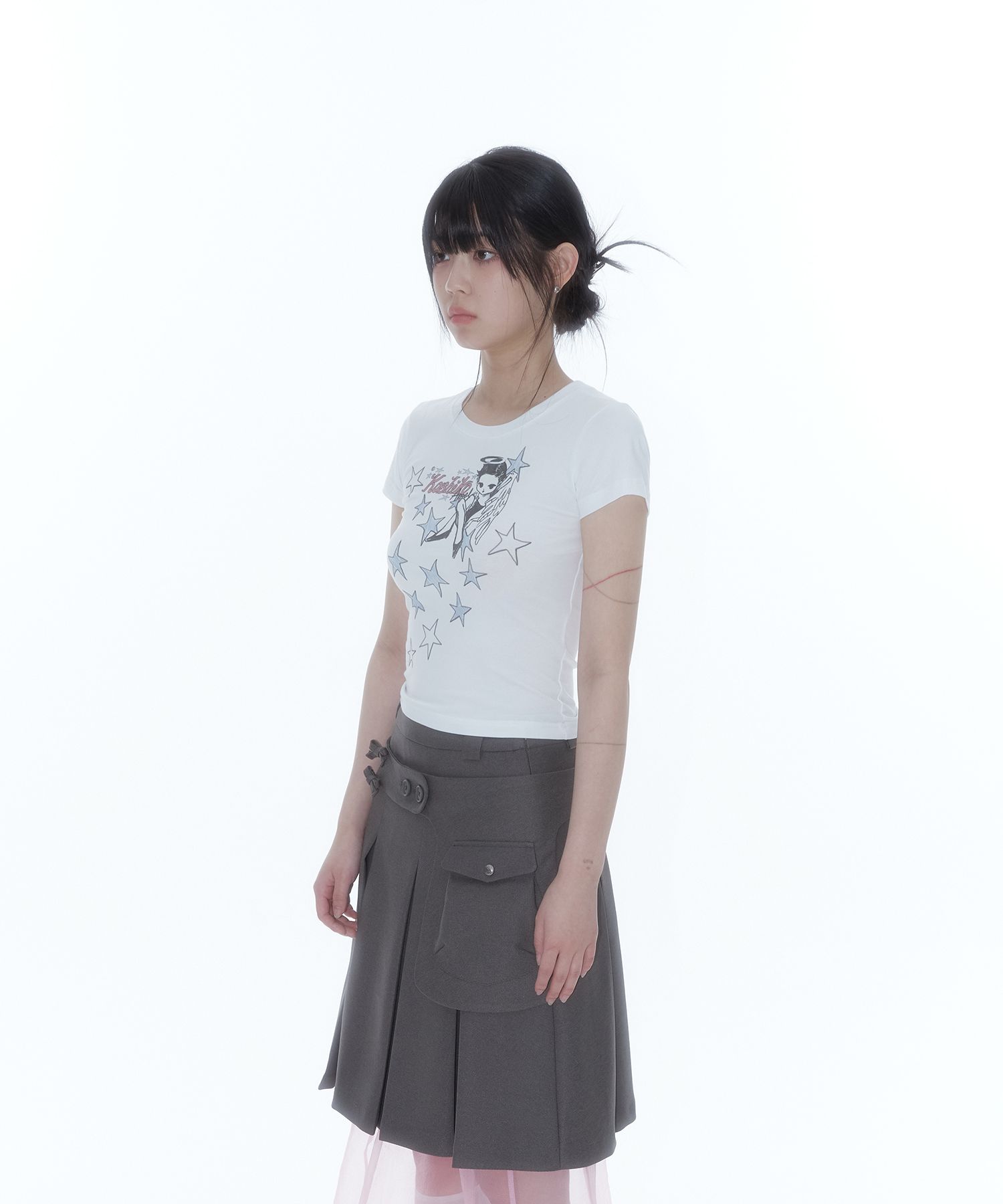 Kashiko★Tシャツ 半袖★Kashiko Angelic Baby T Shirt 追跡あり MUSINSA公式 | KASHIKO Kashiko Angelic Baby T Shirt
