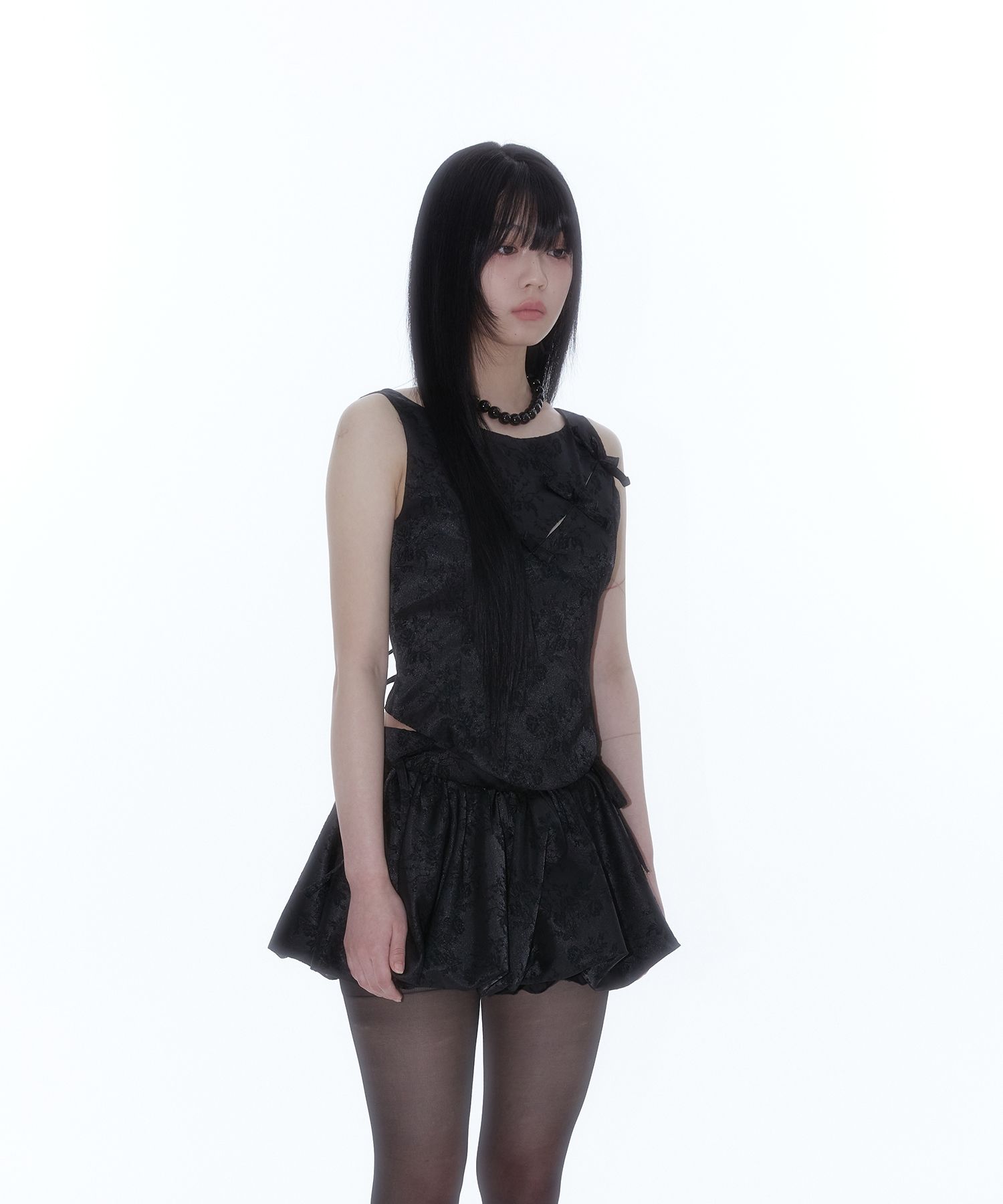 ★2025SS新作★KASHIKO★Ribbon Paneled Sleeveless MUSINSA | KASHIKO Ribbon Paneled Sleeveless Checked