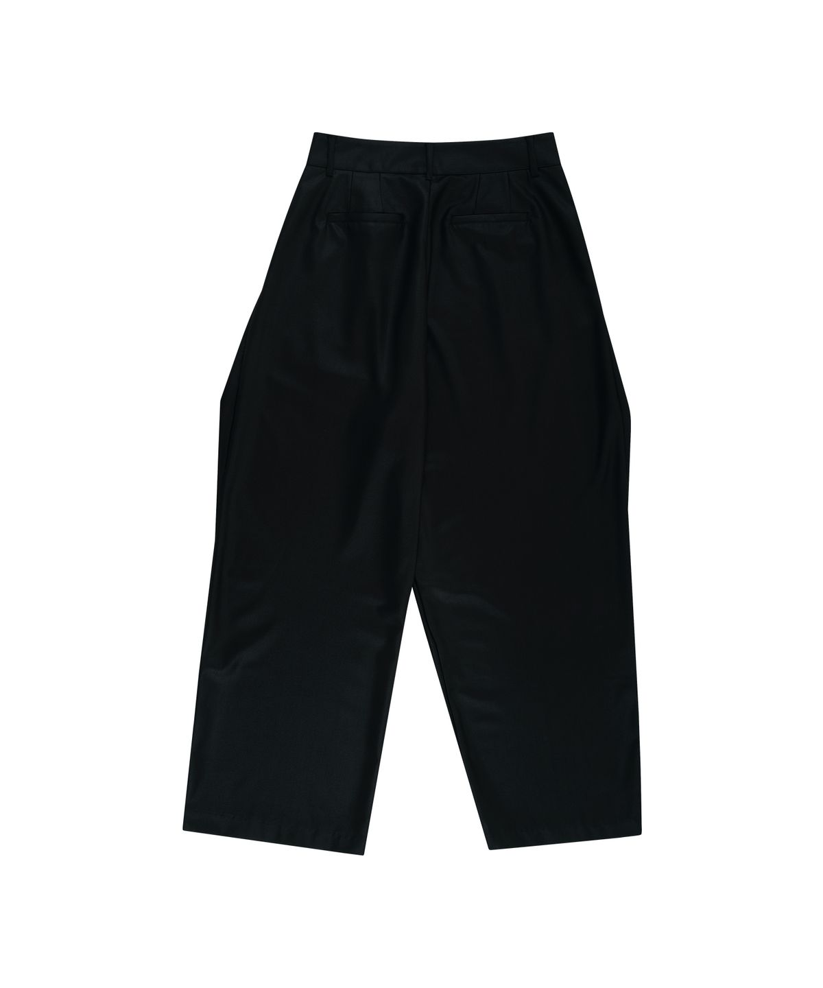 카시코(KASHIKO) Pintuck Asymmetric Trousers Black