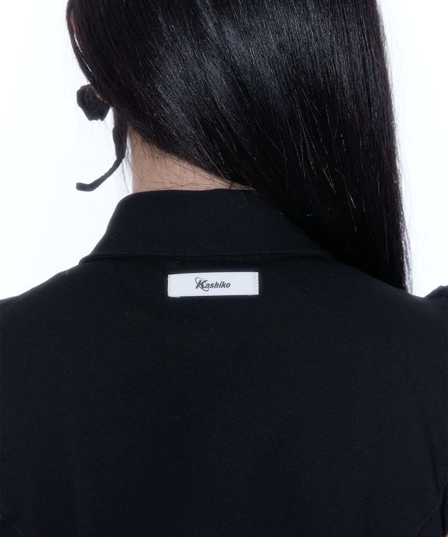 ワンピース KASHIKO Puff Preppy Mini Dress Black MUSINSA | KASHIKO Puff Preppy Mini Dress Black