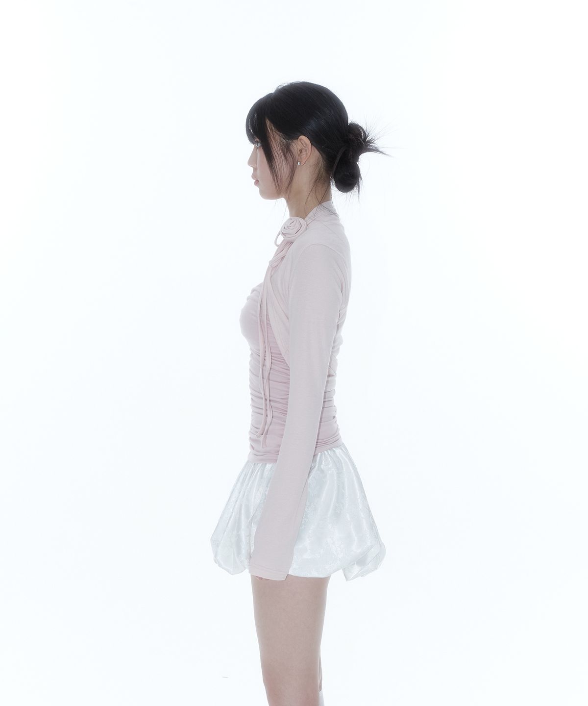 카시코(KASHIKO) Rose Bolero Cardigan Pink
