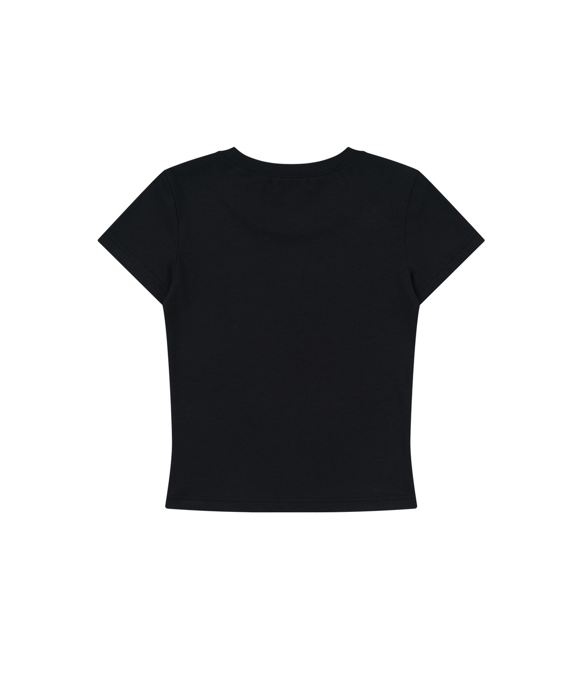 카시코(KASHIKO) Flower Heart Baby Tee Black