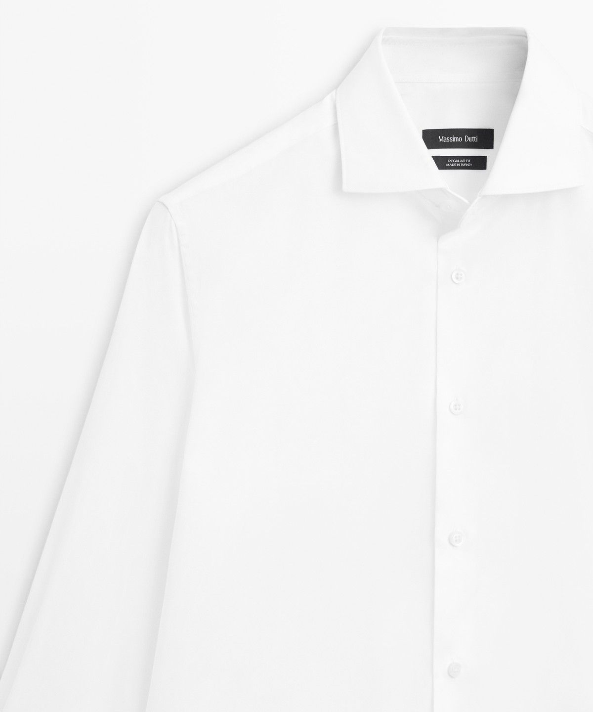 마시모두띠(MASSIMO DUTTI) 레귤러 핏 100% 코튼 셔츠