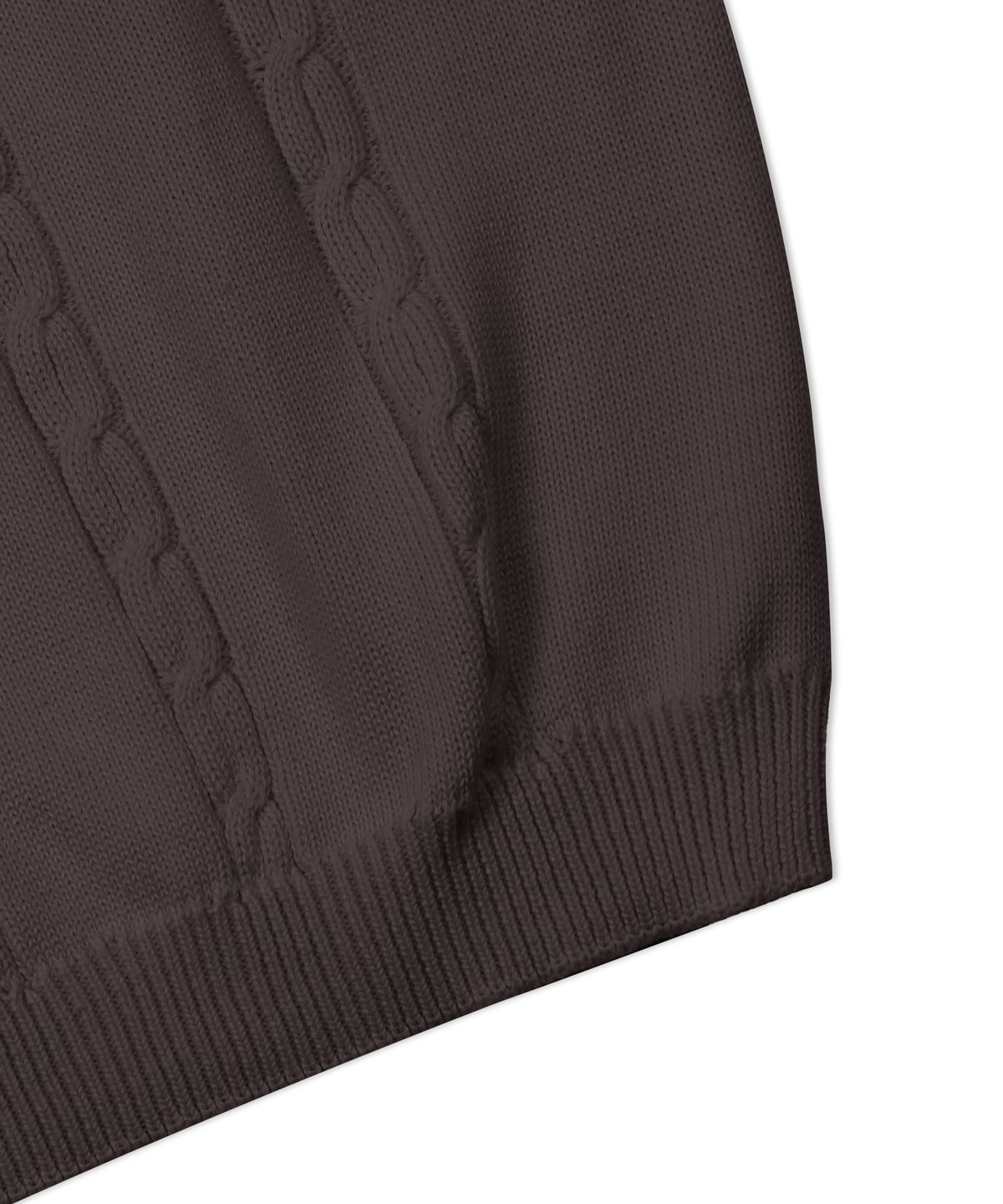 엑스톤즈(XTONZ) XTK016 대퍼딜 꽈배기 니트 (BROWN)