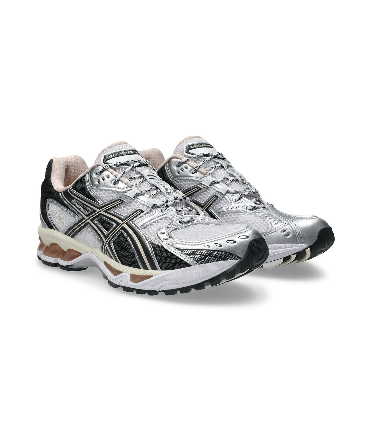 아식스(ASICS) 젤-님버스 10.1 - 화이트:옵시디언그레이 / 1203A543-104