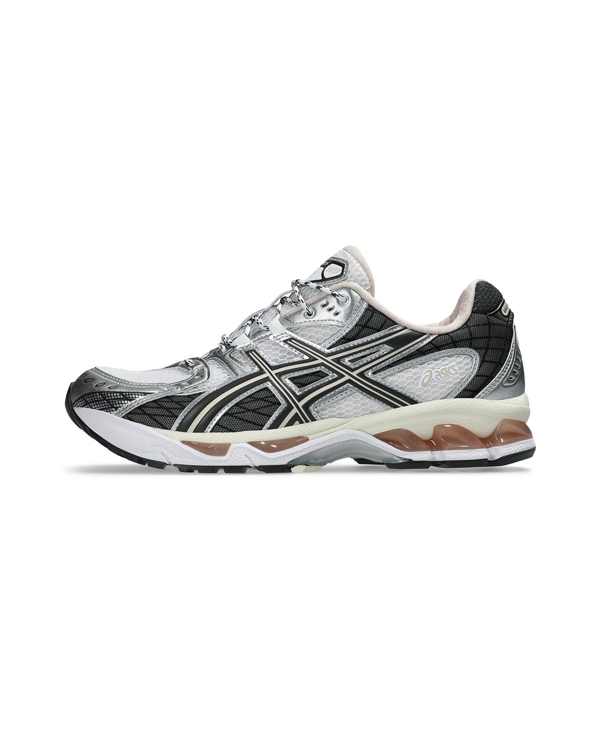아식스(ASICS) 젤-님버스 10.1 - 화이트:옵시디언그레이 / 1203A543-104