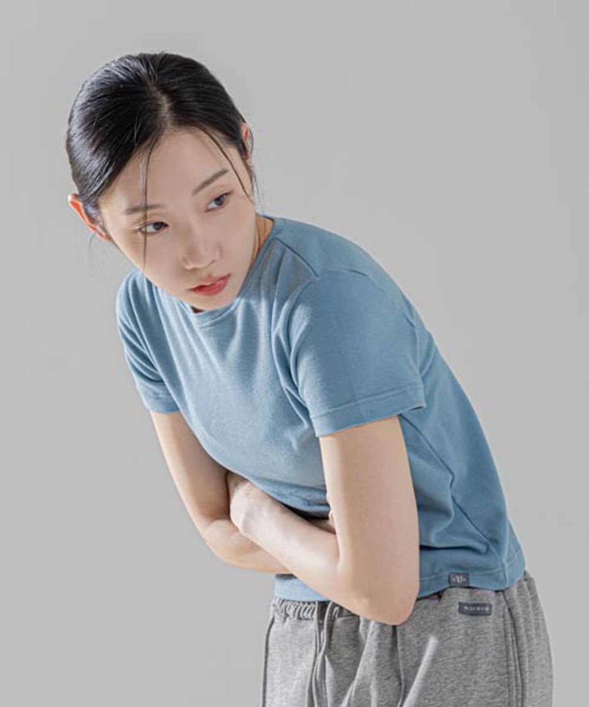 모어아웃(MOREOUT) 여성요가복 플러피 티셔츠 4TT5449