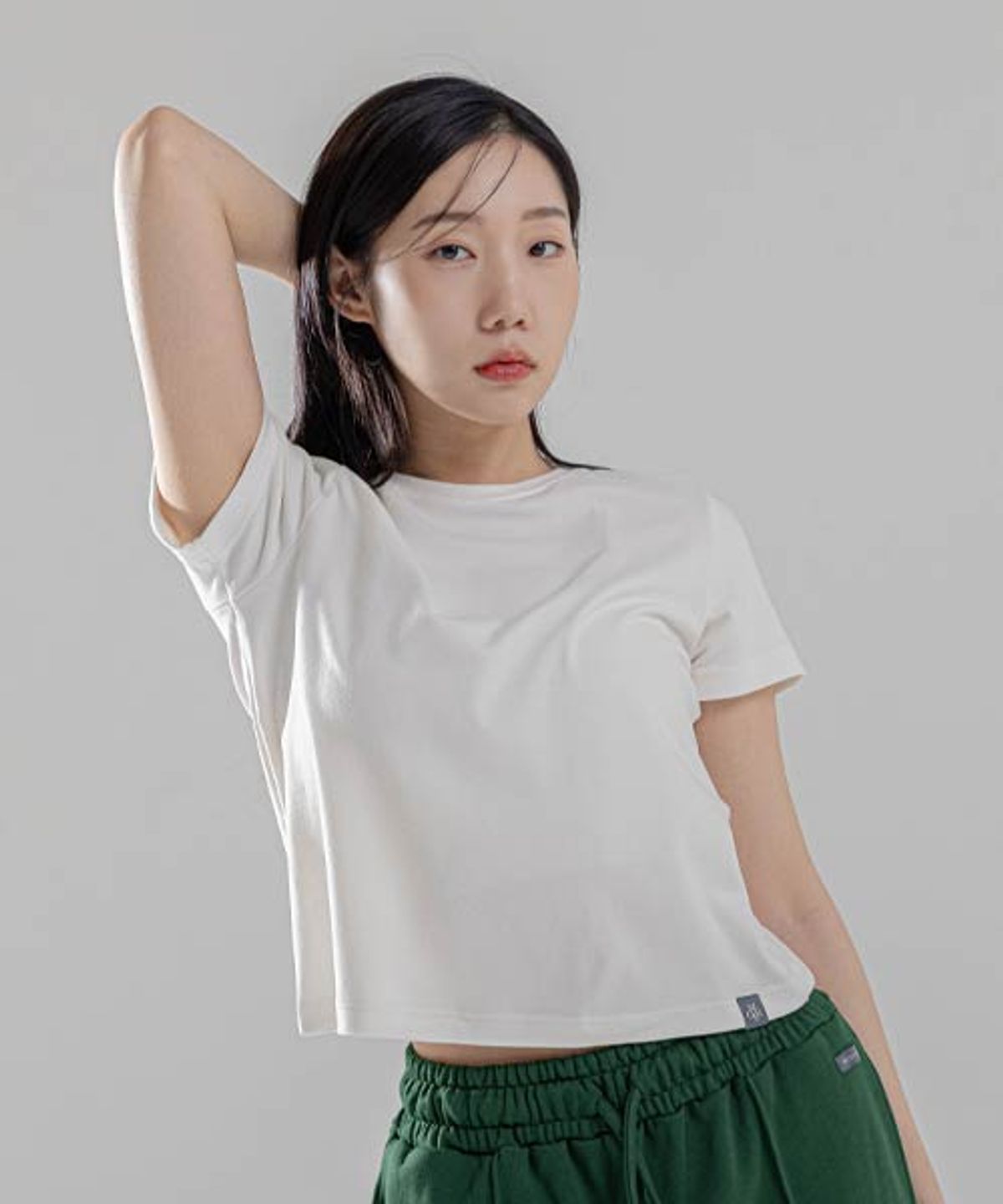 모어아웃(MOREOUT) 여성요가복 플러피 티셔츠 4TT5449