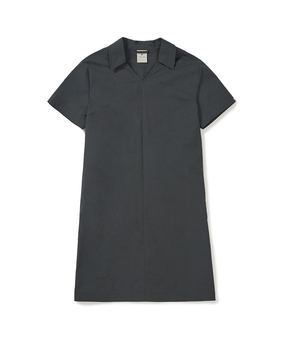 스노우피크 어패럴(SNOWPEAK APPAREL) 워크 카라넥 원피스 (S25SWFOP13) Charcoal