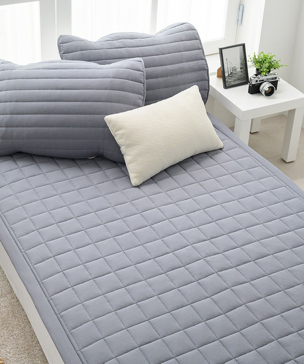 샤이닝홈(SHININGHOME) 마인 리듬 마이크로 모달 밴딩 침대패드 S/Q 2size 5컬러